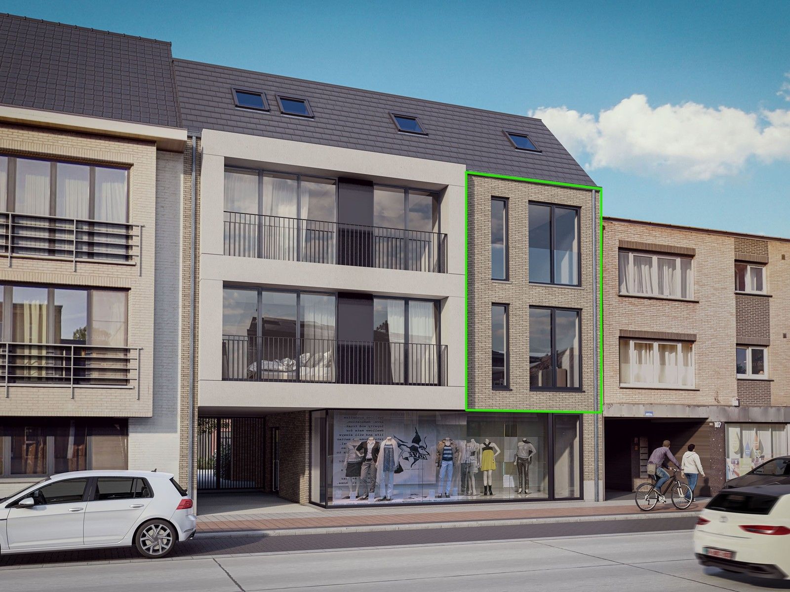 Appartement met 2 slaapkamers + terras foto {{pictureIndex}}