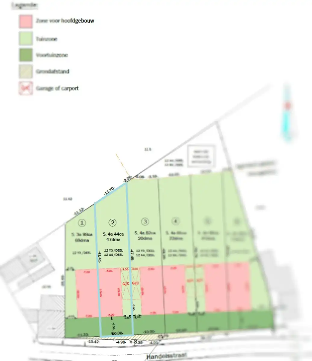 Bouwgrond (444m²) voor halfopen bebouwing te Malderen foto 5
