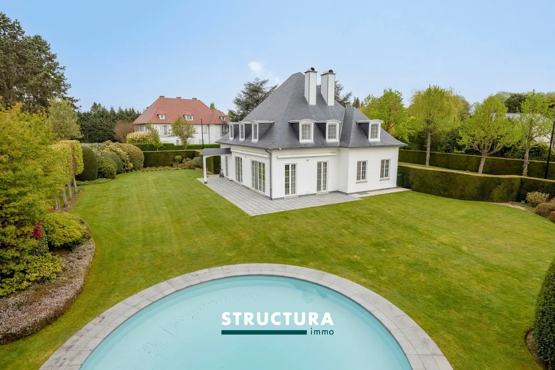 Exclusieve karaktervilla met zwembad in het prestigieuze Bouchout foto 32