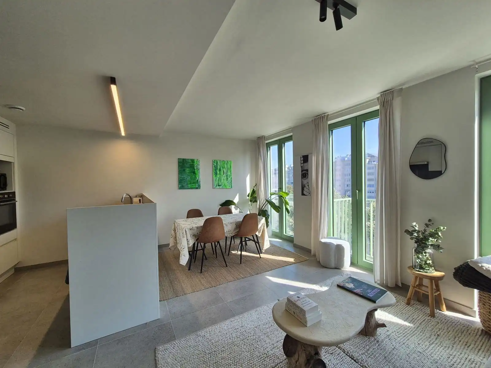 Nieuwbouw appartement met 1 slaapkamer nabij centrum Gent foto 4