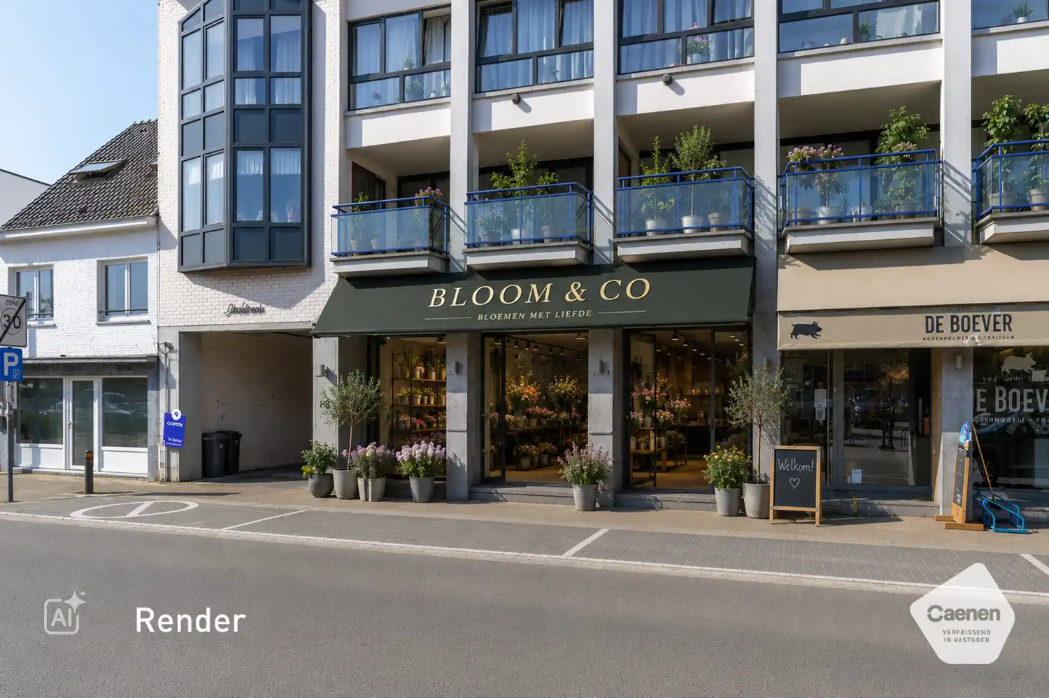Instapklaar handelspand op toplocatie in het centrum van Veldegem foto 8