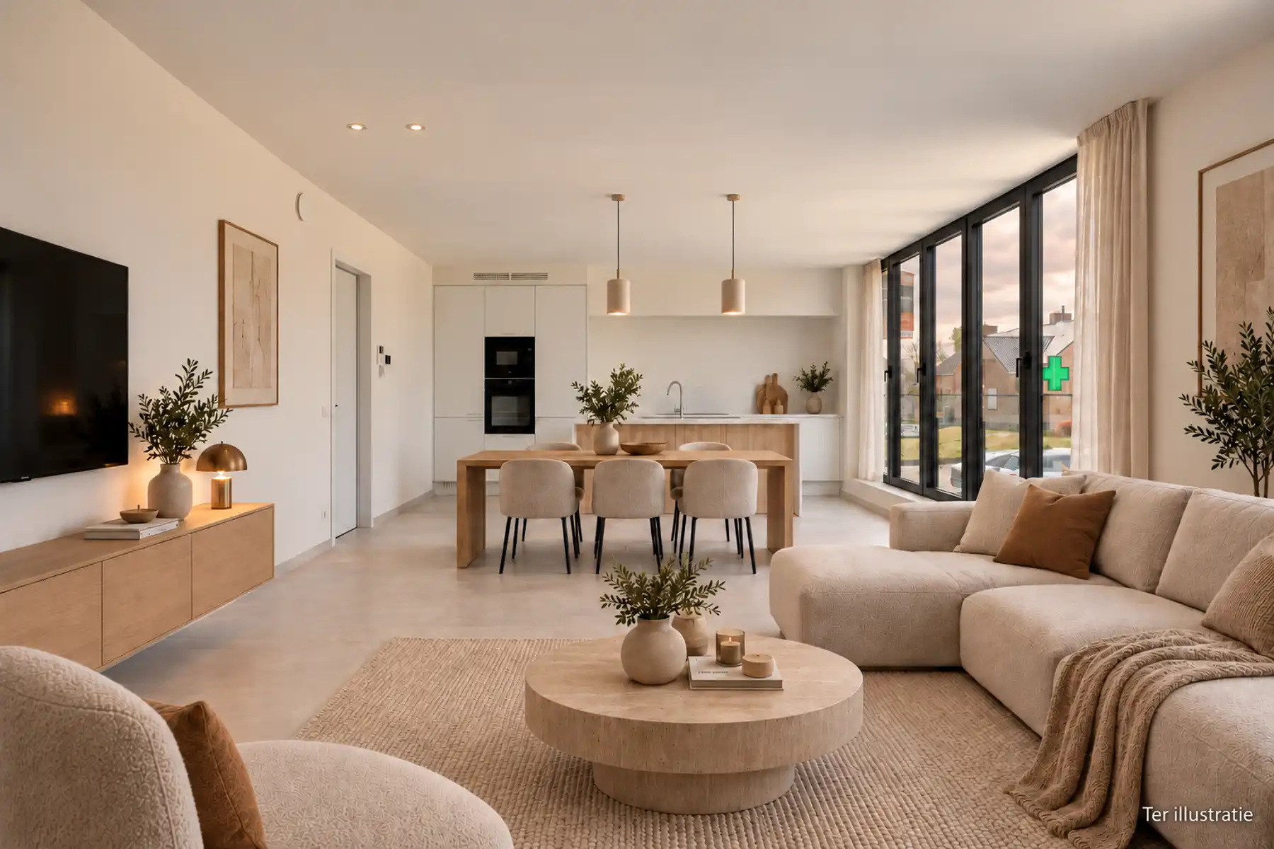 Instapklare appartementen met parkings & berging in Lierde foto {{pictureIndex}}