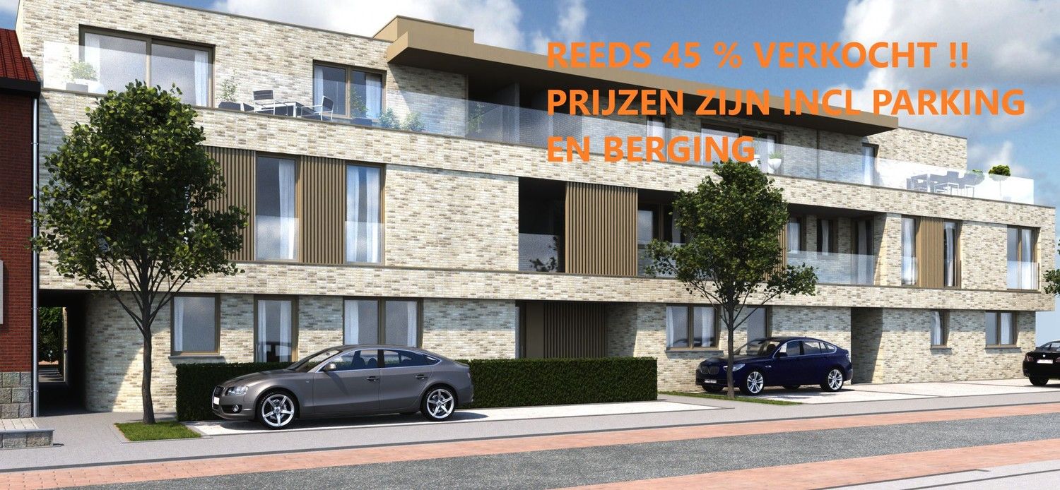 REEDS 45% VERKOCHT ! HEUSDEN RESIDENTIE DE POORTHOEF (TOPLOCATIE op slechts 100m van kerkplein): 11 moderne appartementen (92-110m²) foto {{pictureIndex}}