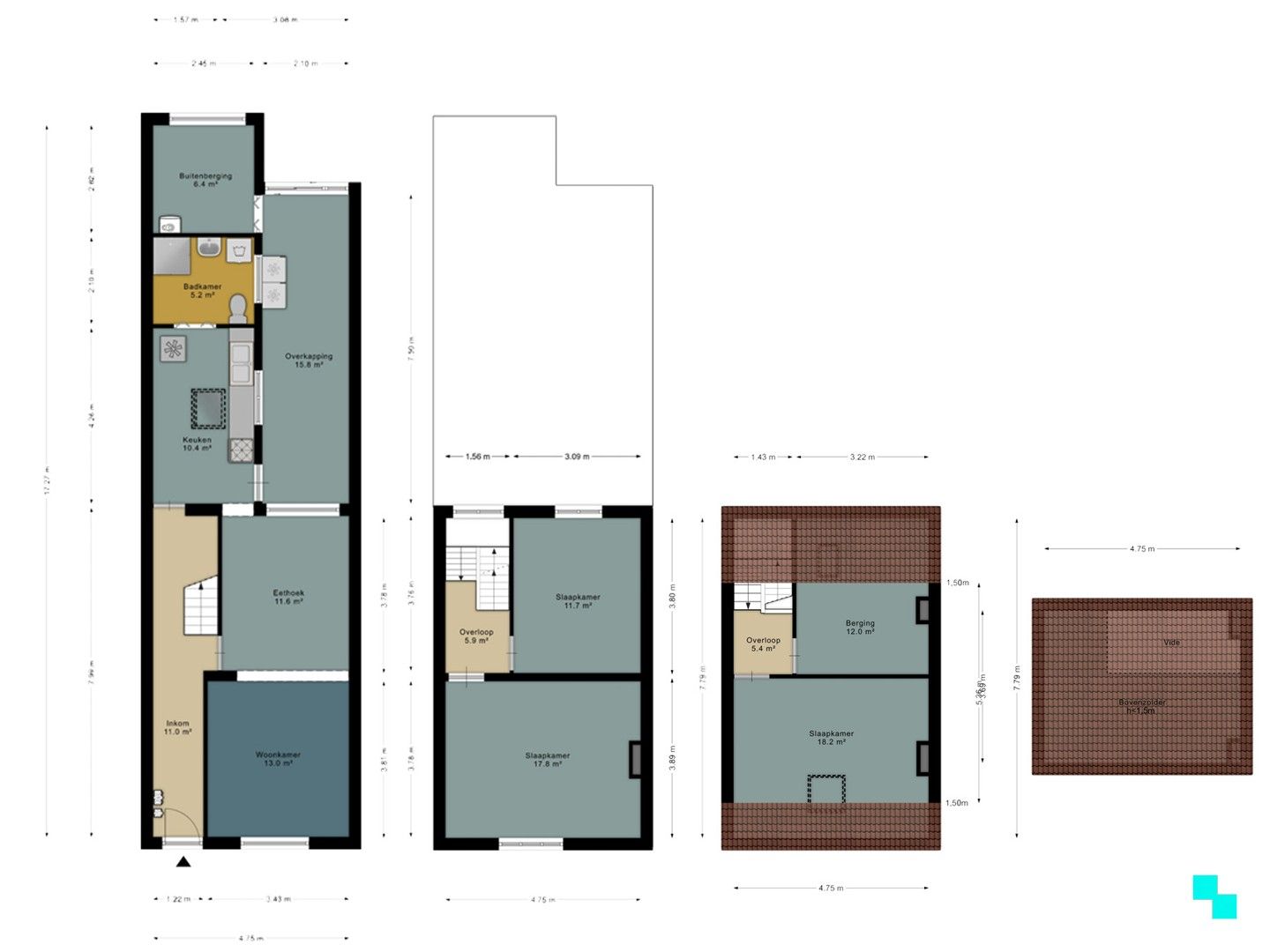 Te renoveren woning nabij de Gentbrugse meersen foto 24