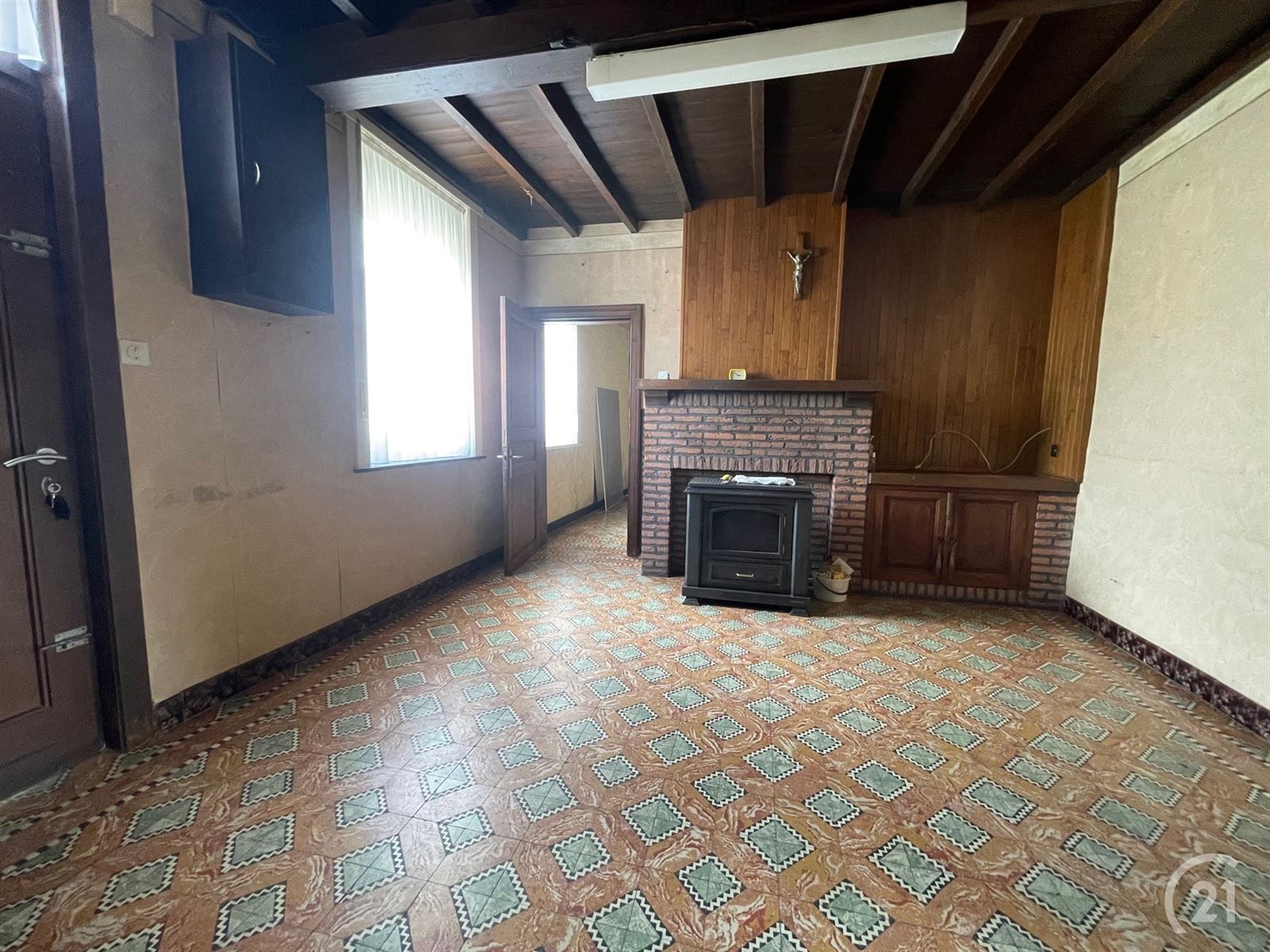 Te renoveren 3 gevelwoning met stallen en tuin op 17are22 foto 5