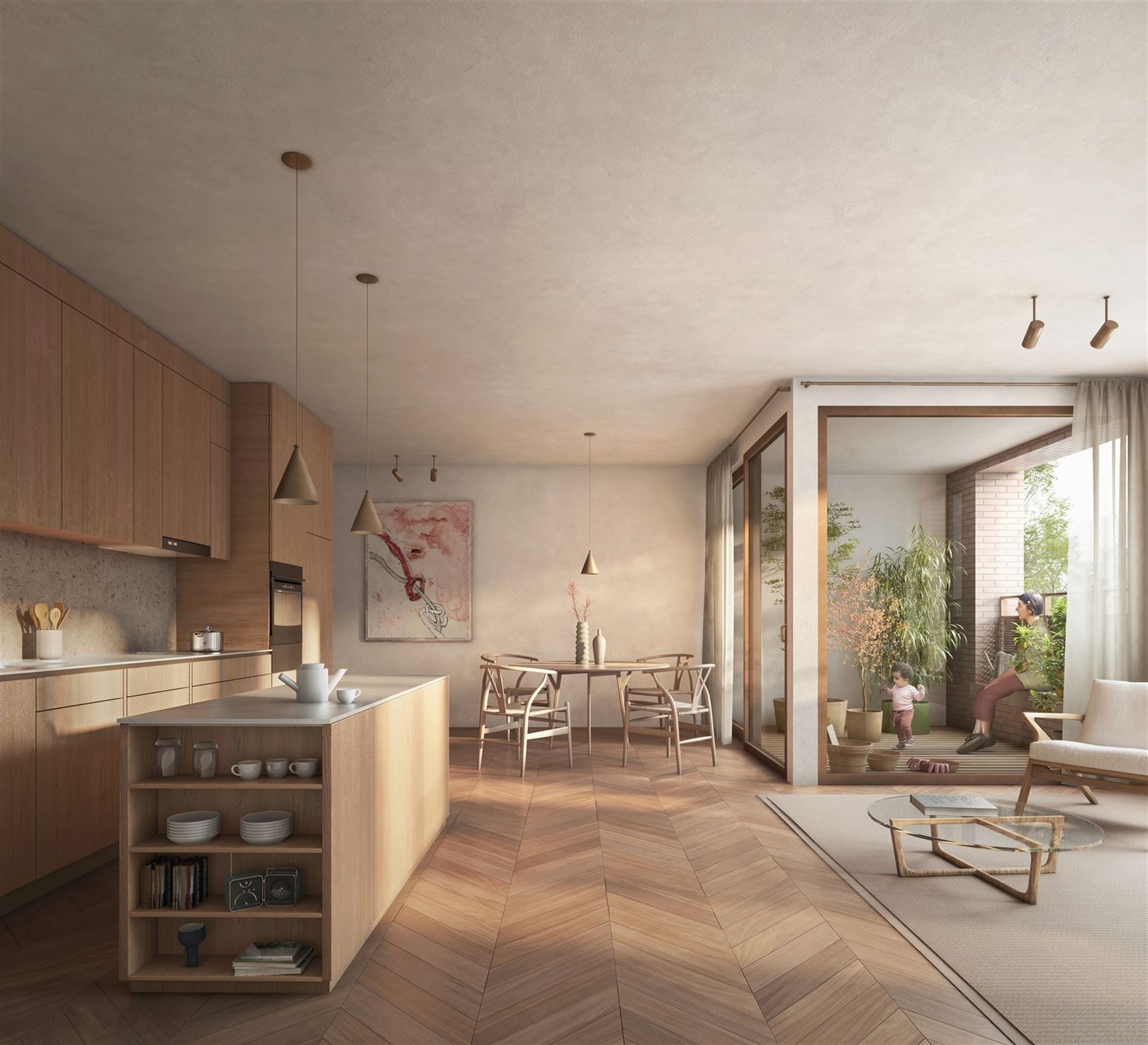 Nieuwbouwappartement met 3 slaapkamers en terras foto 3