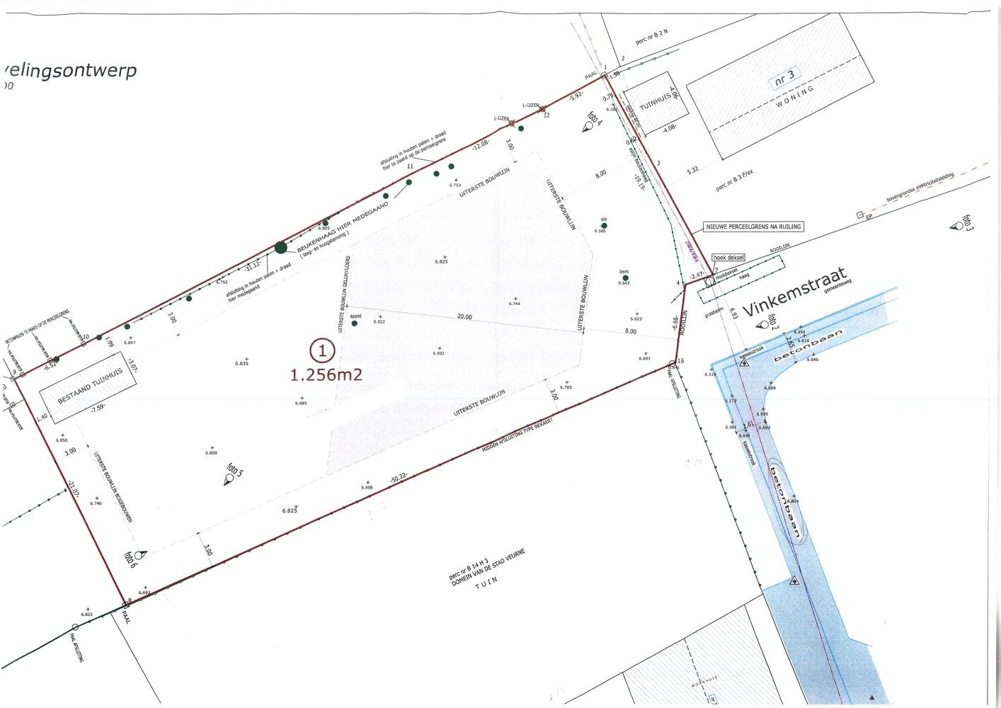 BEAUVOORDE: Residentieel lot bouwgrond van ca 1.200m², zuidwest oriëntatie en geen bouwverplichting foto 6