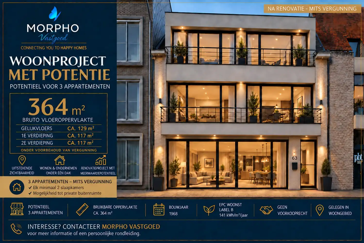 Te koop in Torhout : 364 m² vol mogelijkheden: handel, wonen of investeren foto 4