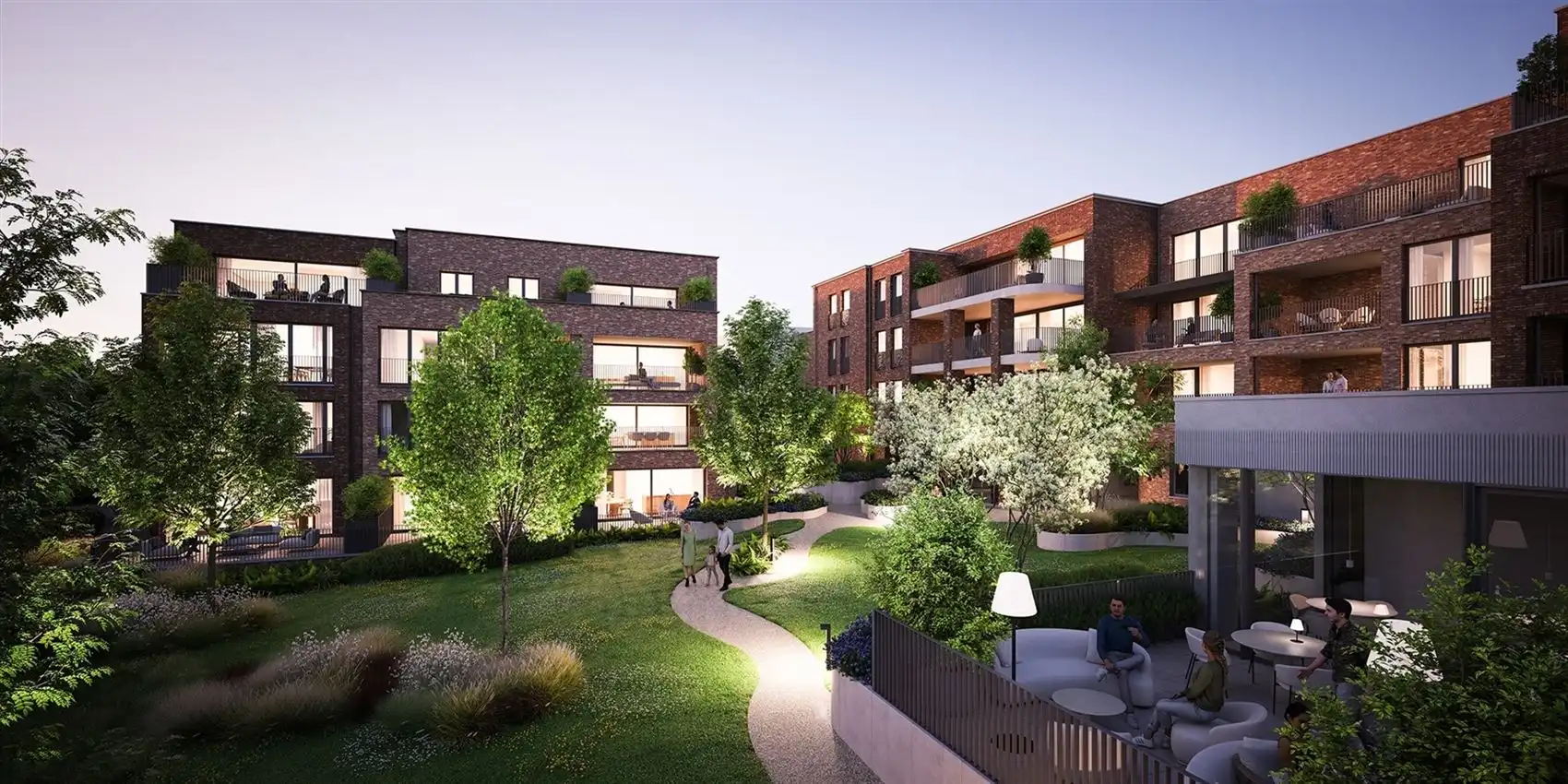 Riant 2 slk appartement 110m² met overdekt terras foto 27
