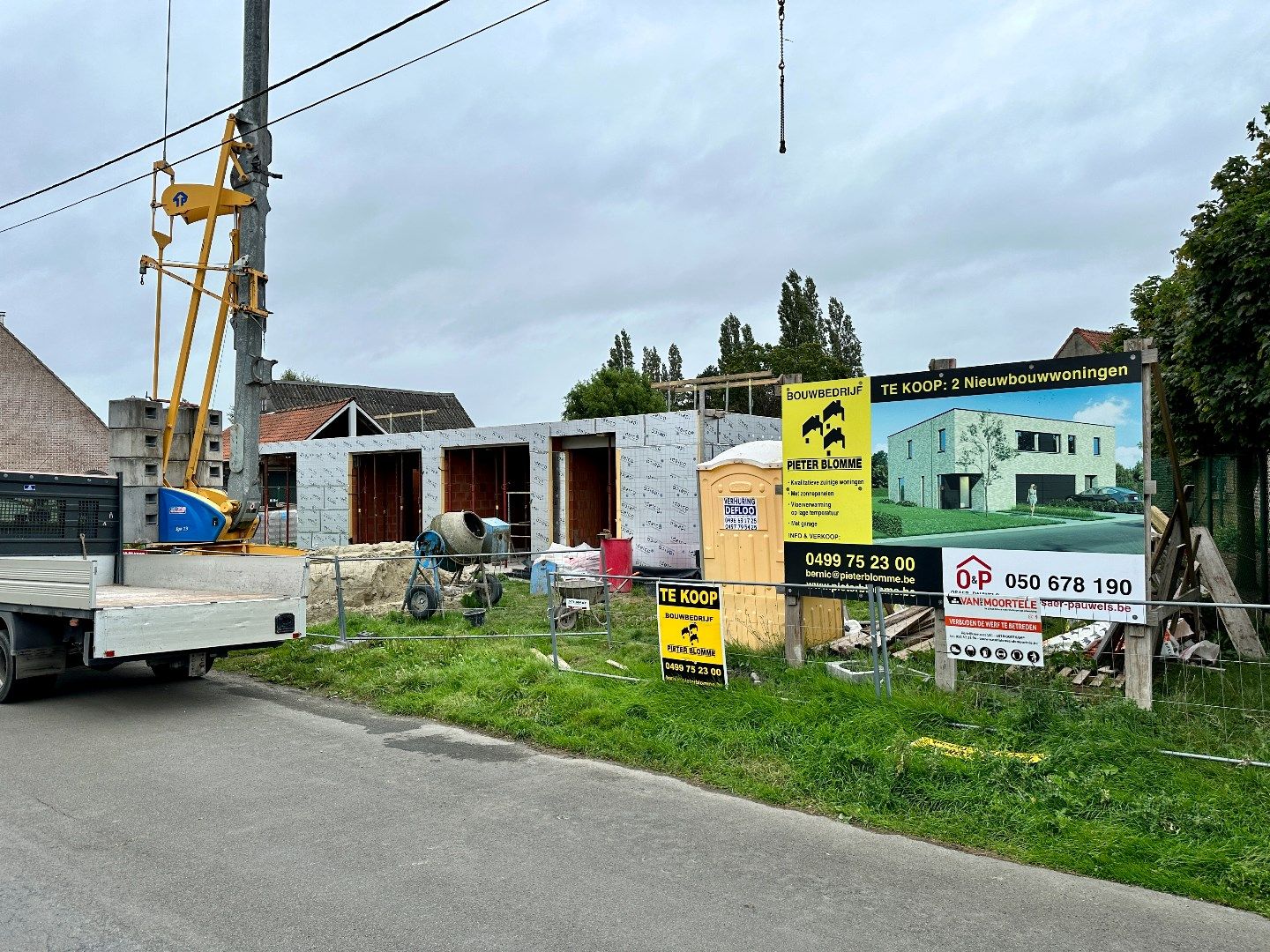 Nieuwbouwwoning, 4 slpk, garage, tuin, perceel 405 m², Torhout. foto 4