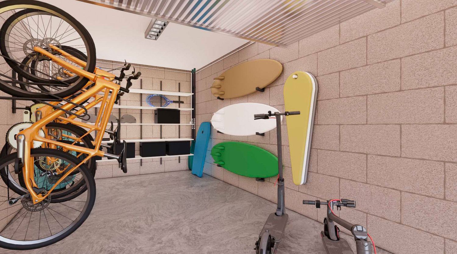 Goed gelegen gesloten garagebox nabij het strand in Duinbergen foto 7