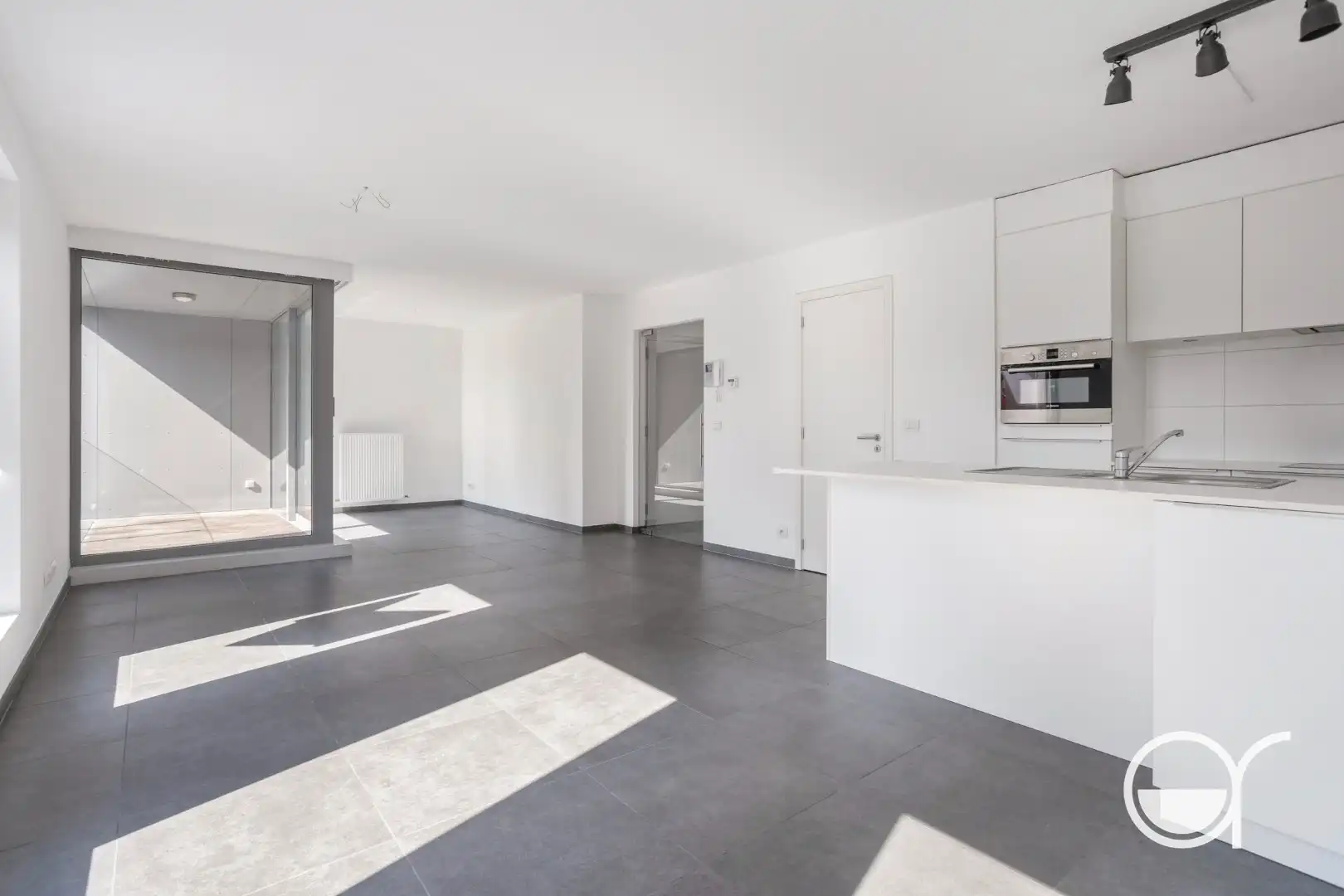 Modern drieslaapkamerappartement met zicht op de Leie foto 9