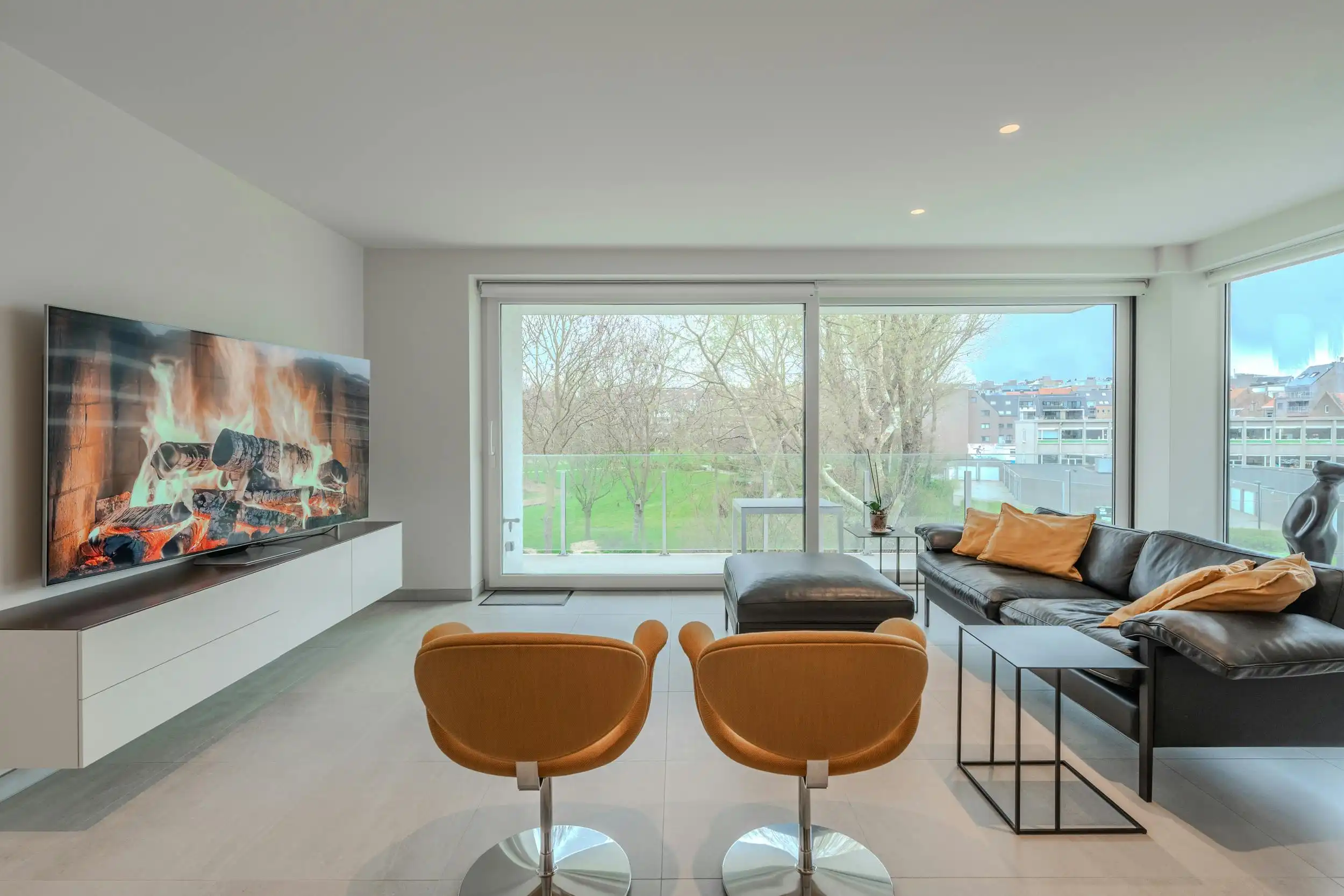 Prachtig appartement met ruim terras en zicht op Normandpark foto 2