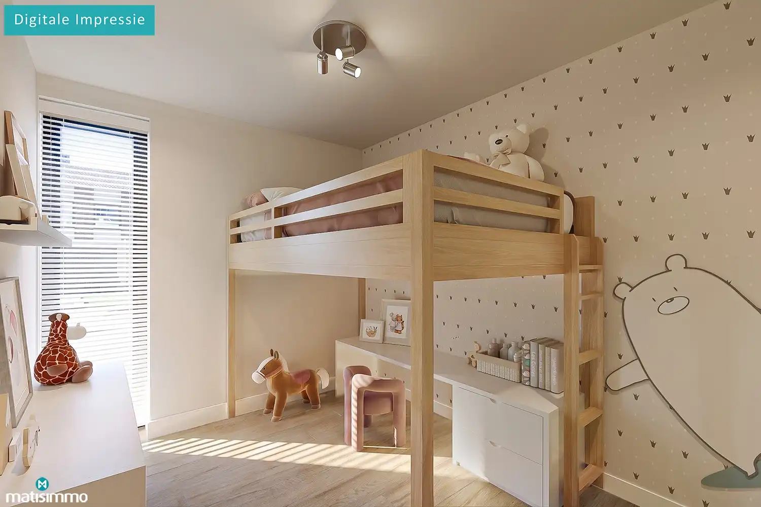 INSTAPKLAAR NIEUWBOUW GELIJKVLOERSAPPARTEMENT MET RUIM TERRAS, BUITENBERGING EN CARPORT IN HET HARTJE VAN HOESELT foto 13