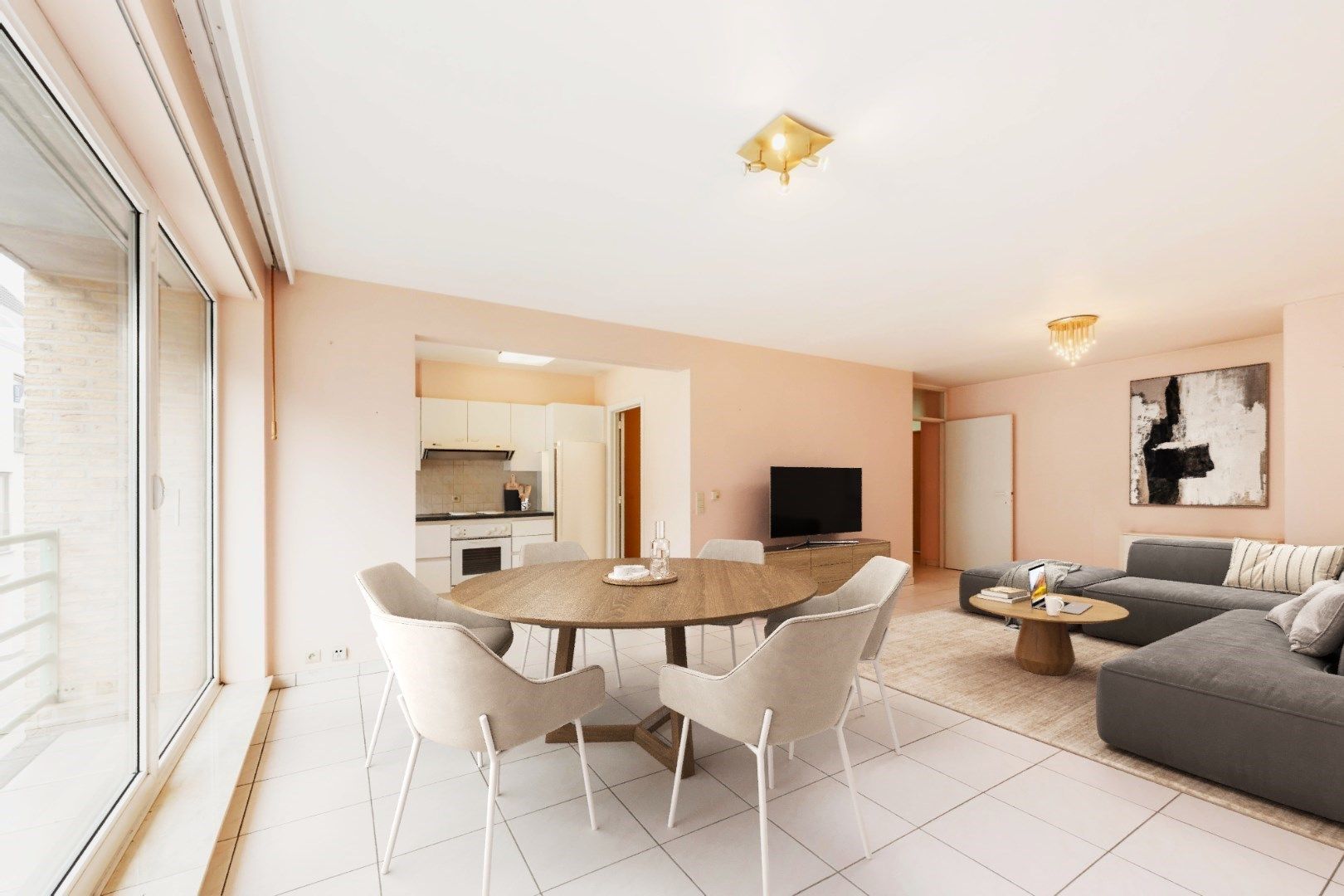 CENTRAAL GELEGEN APPARTEMENT MET 3 SLPKS | BERGING | AUTOSTAANPLAATS  foto {{pictureIndex}}