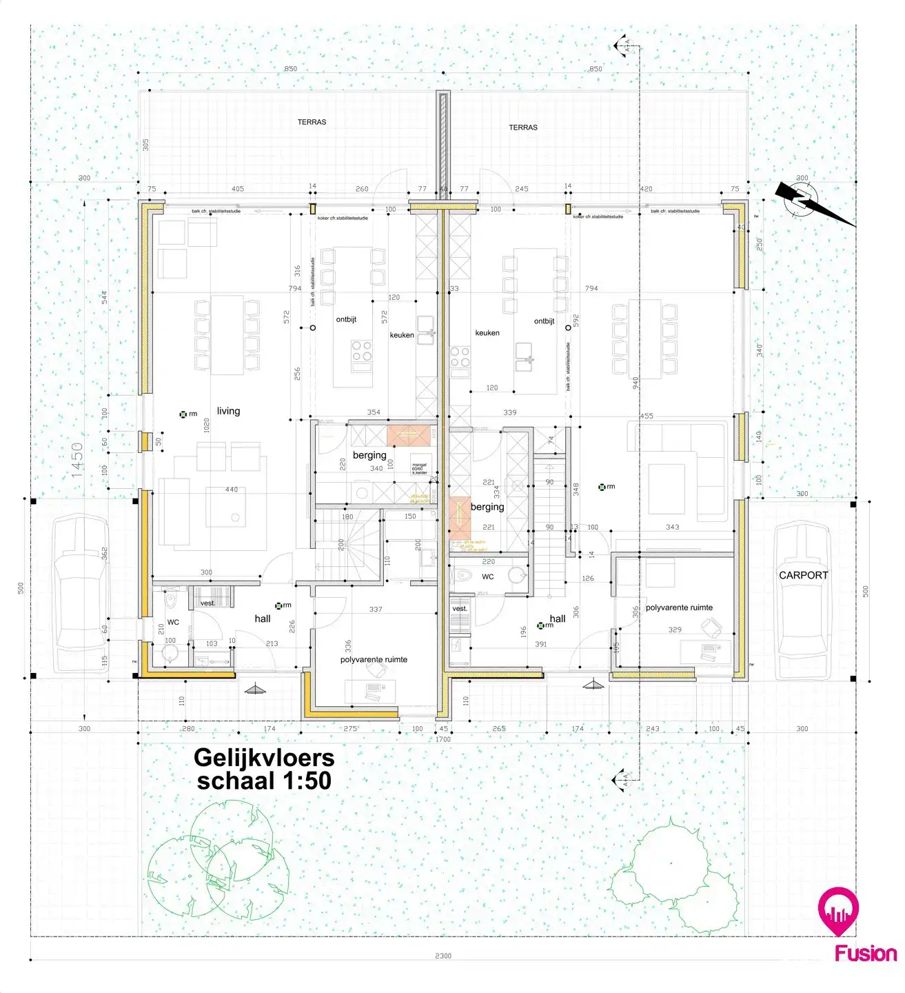 Moderne casco woning met 4slpks en bureauruimte in Boekt! foto 24
