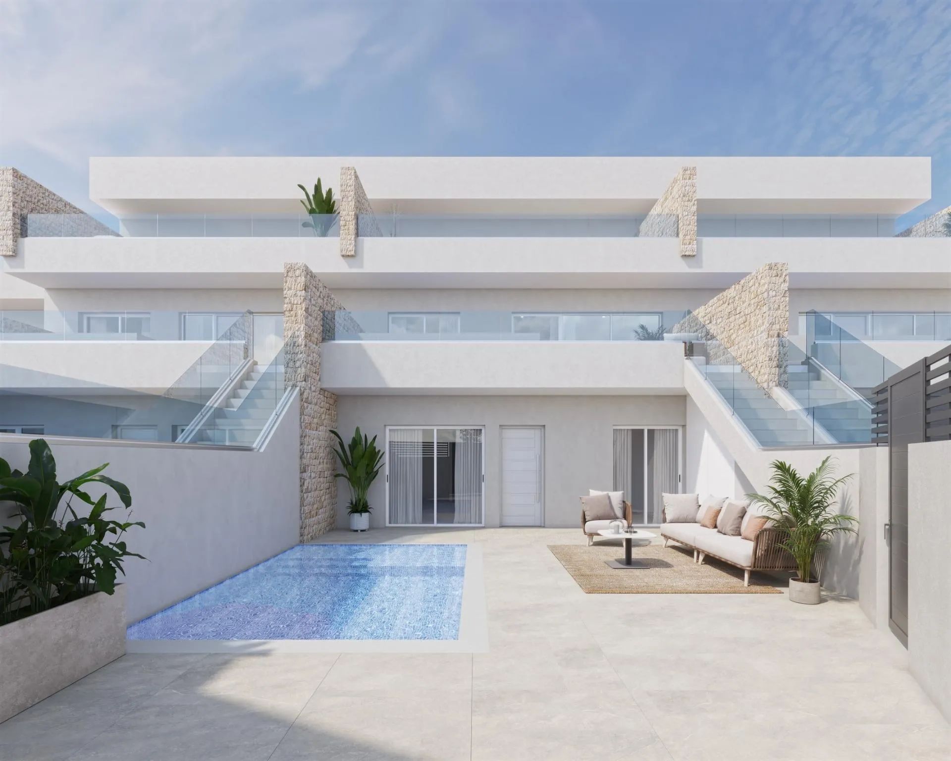Stijlvolle nieuwbouwwoningen in Pilar de la Horadada: jouw droomhuis nabij het strand! foto {{pictureIndex}}