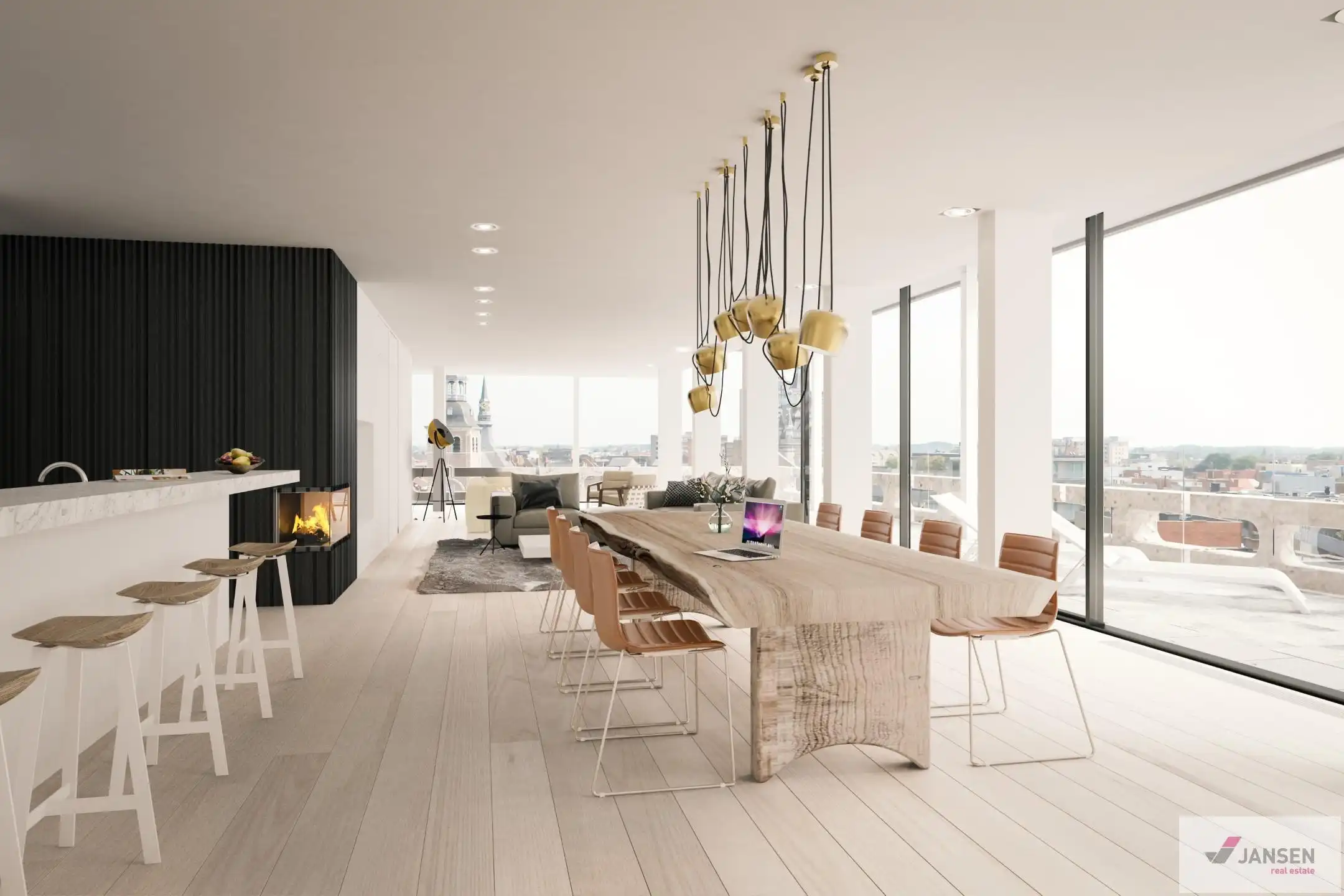 LUXUEUS PENTHOUSE MET 2 SLPKMRS EN 2 BDKMRS foto 6