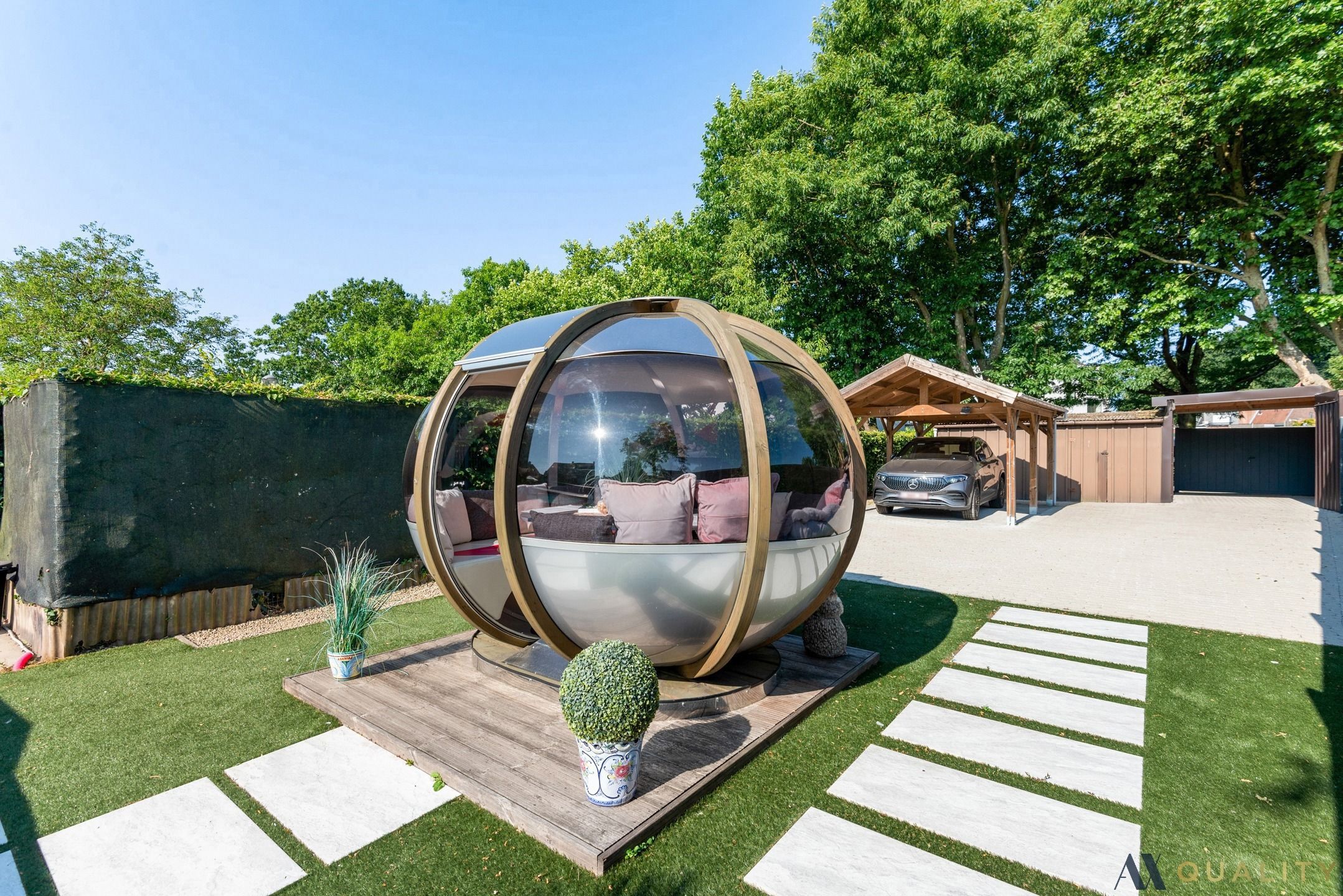 HOB met zwembad nabij Bornem centrum foto 4