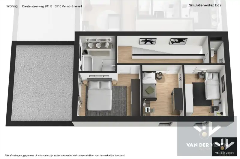 Ruime half open BEN-woning met 4 slaapkamers te bewonderen in het gezellige Kermt. foto 19