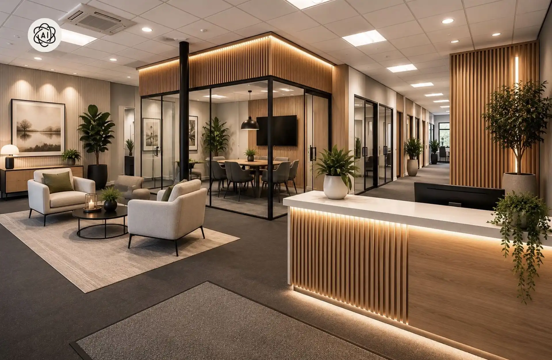 Topgelegen kantoorruimte van 450m2, veel potentieel foto 4