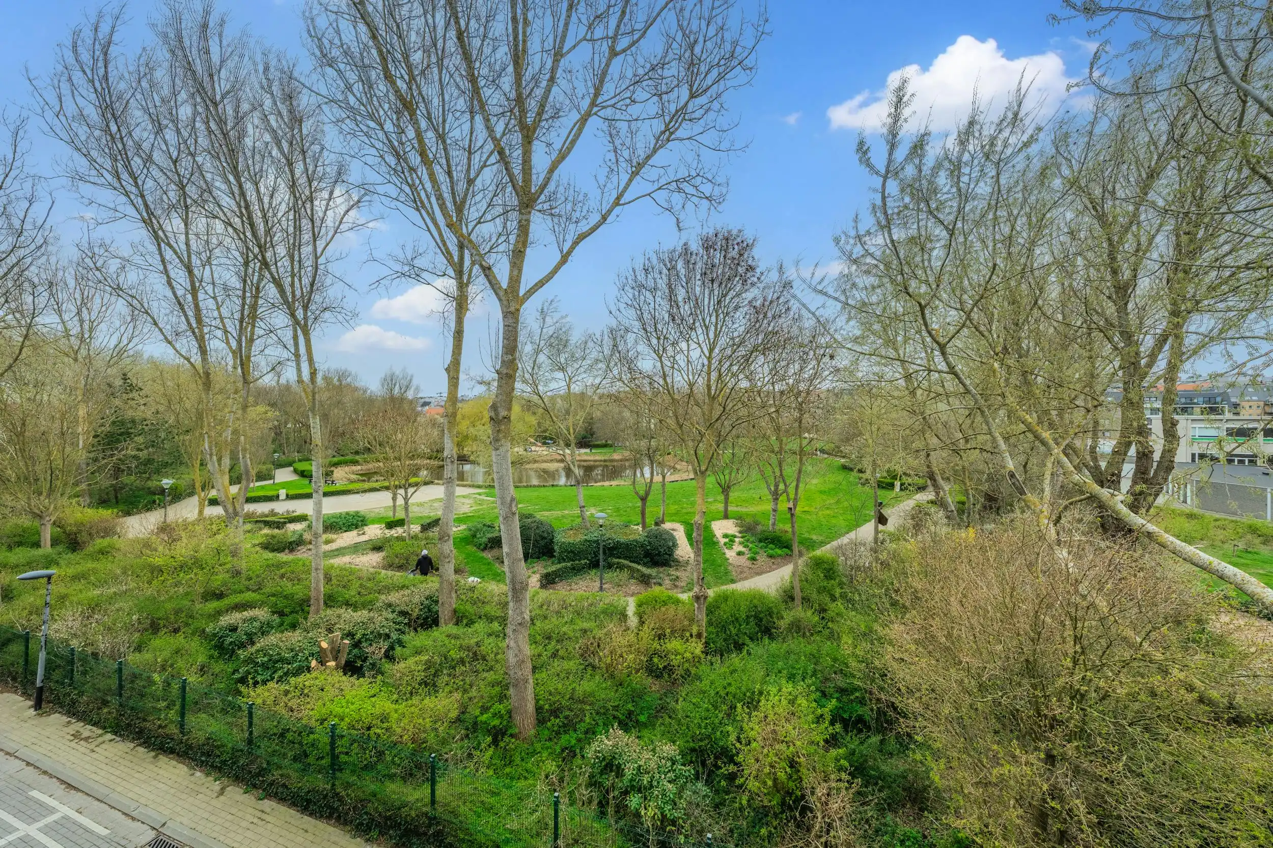 Prachtig appartement met ruim terras en zicht op Normandpark foto 15