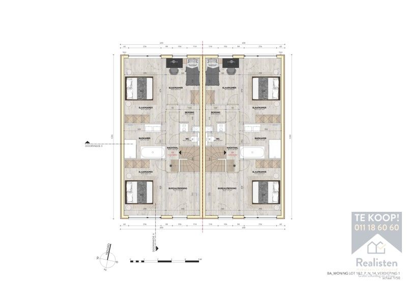 Betaalbare en instapklare nieuwbouwwoning - HOB - links + rechts foto 5