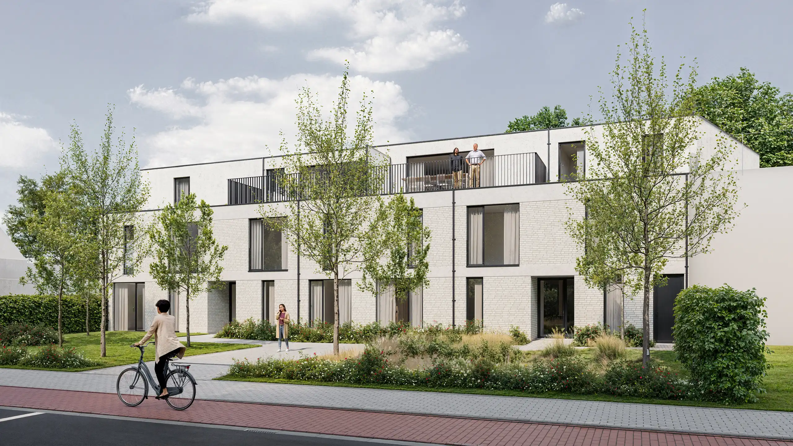 EREMBODEGEM - Nieuwbouwappartement gelijkvloers met 2 slpk foto 3