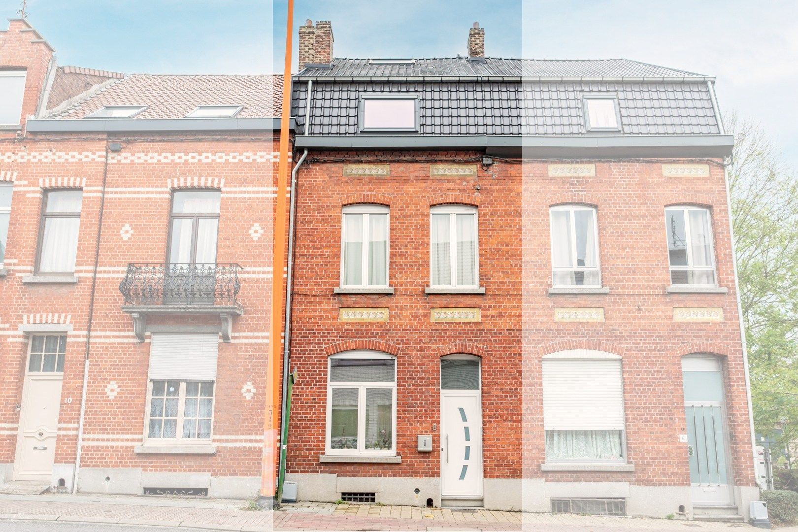 Volledig gerenoveerde woning, 3 slpks en tuin te koop centrum Halle foto {{pictureIndex}}