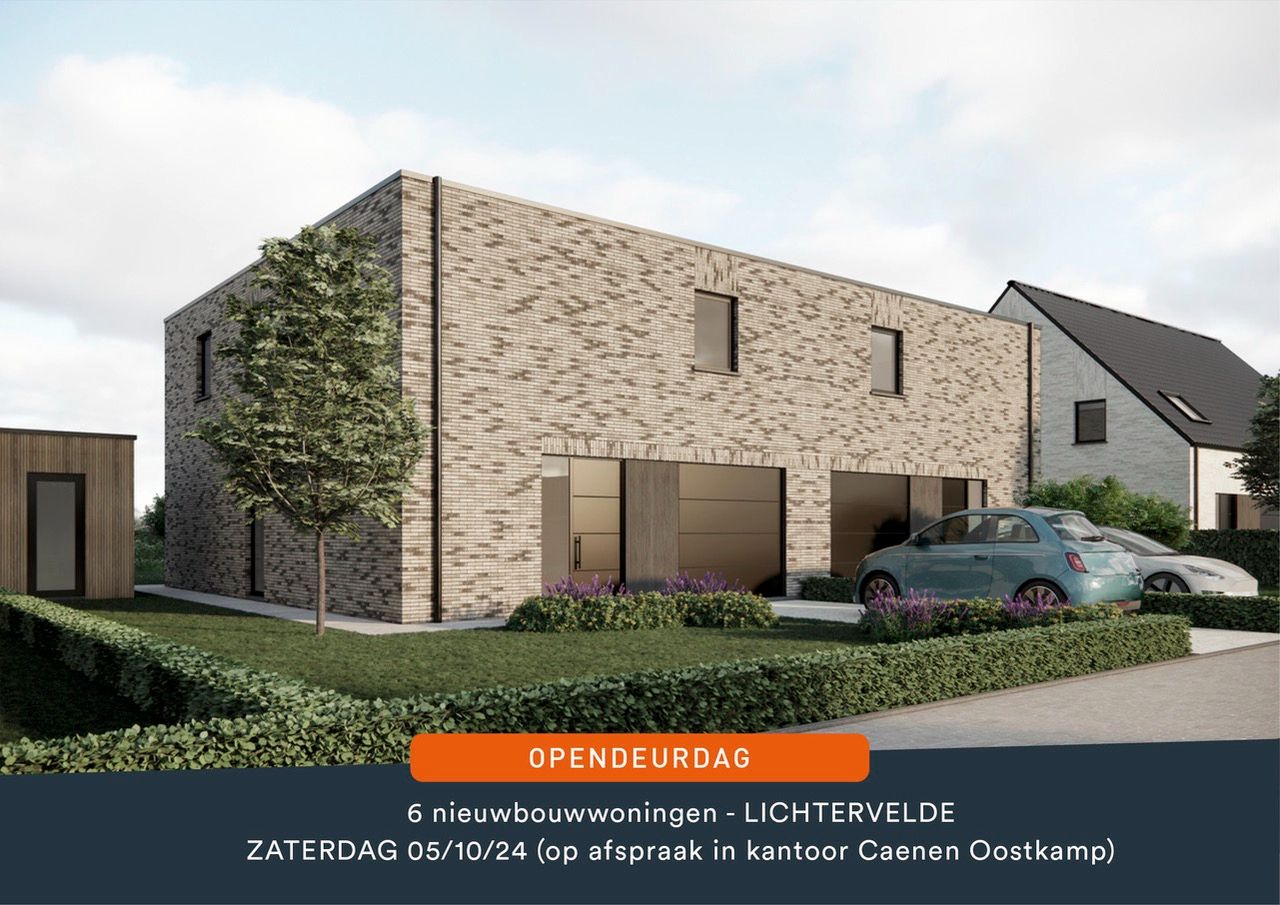 Energie-Efficiënte gezinswoningen in een groene omgeving met 4 slaapkamers en garage foto {{pictureIndex}}