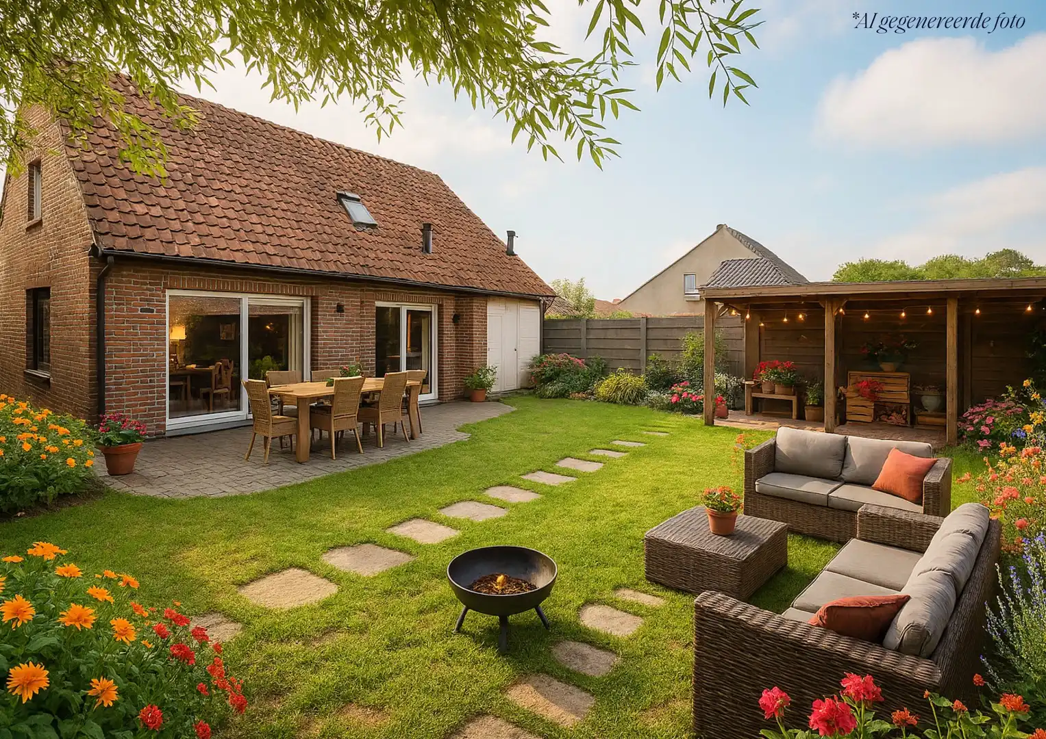 Alleenstaande, te renoveren villa in residentiële buurt foto 4