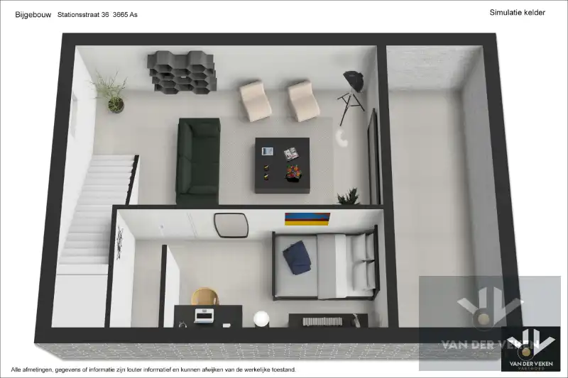 Knap afgewertet, energiezuinige, lichtrijke en ruime woning met vier slaapkamers en guesthouse/praktijkruimte met tal van mogelijkheden op centrale (maar toch bosrijke!) locatie te As foto 33