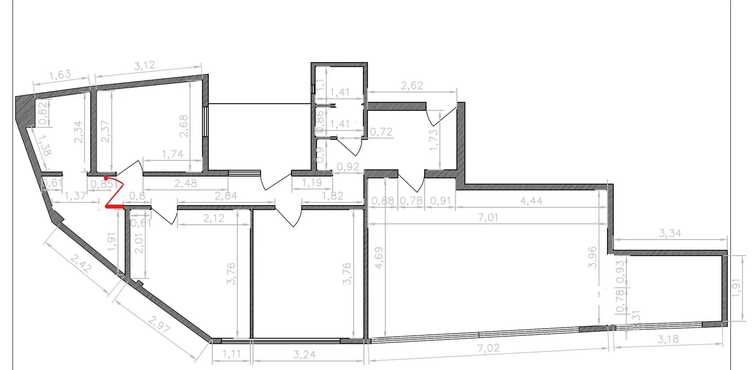 Gerenoveerd appartement met 3 slpk + garage in Mechelen foto 22