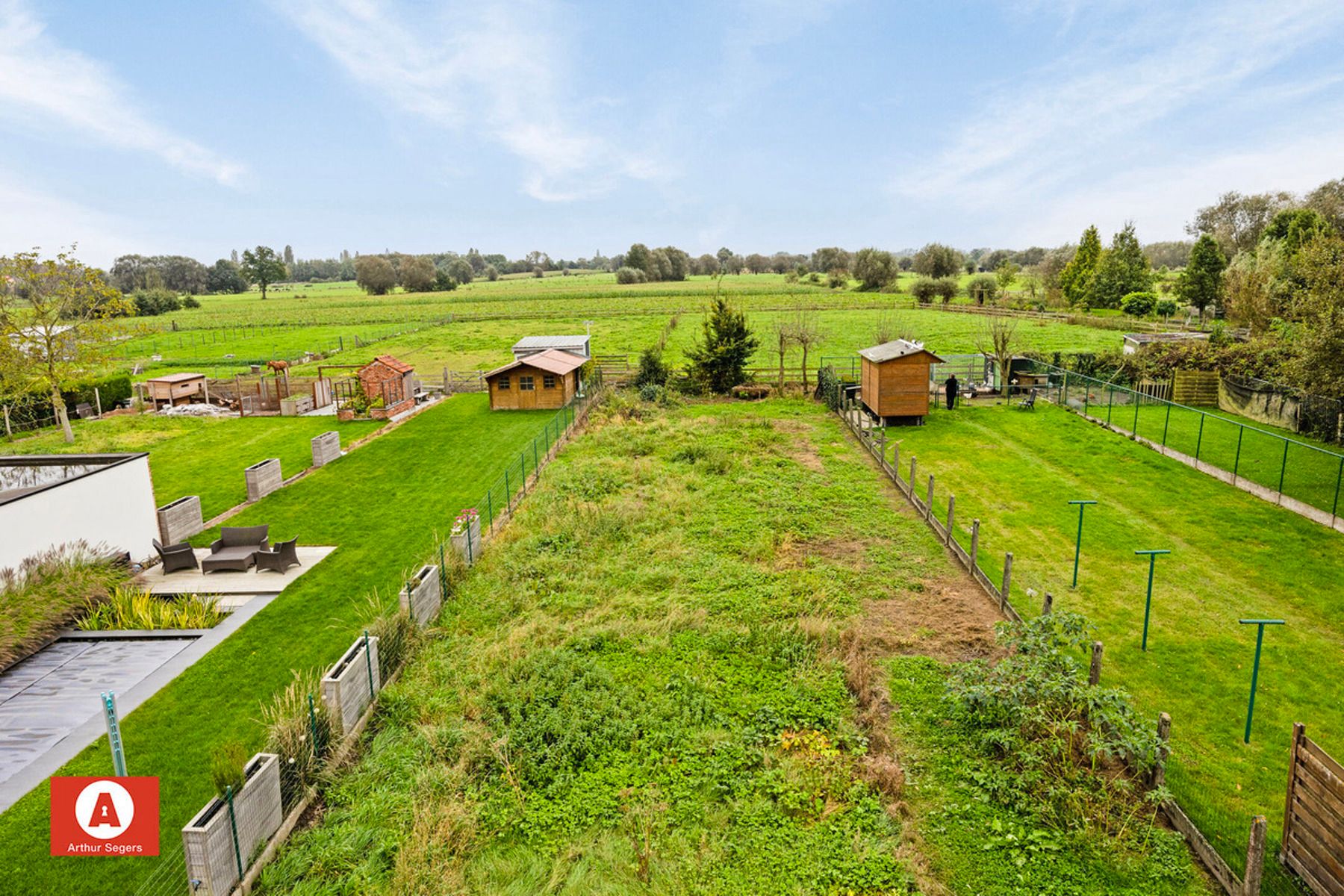 Bouwgrond 7a 2ca voor HOB met landelijk zicht foto 3