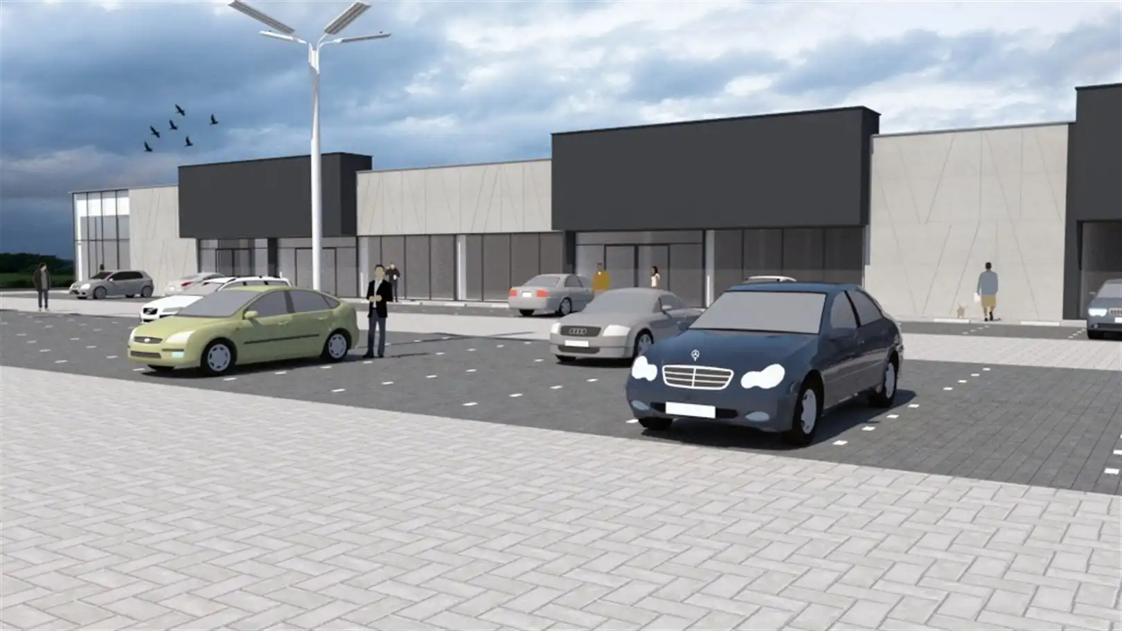 TE HUUR: Retailpand van 700m² te Pelt! foto {{pictureIndex}}