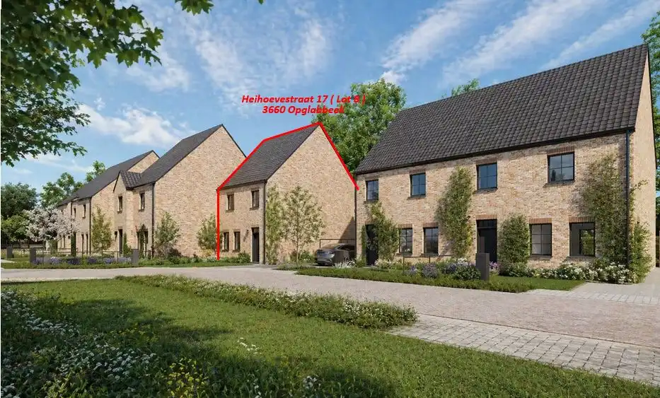 Nieuwbouwproject Heihoeve – Heihoevestraat 17 ( Lot 8 ) - Opglabbeek foto 2