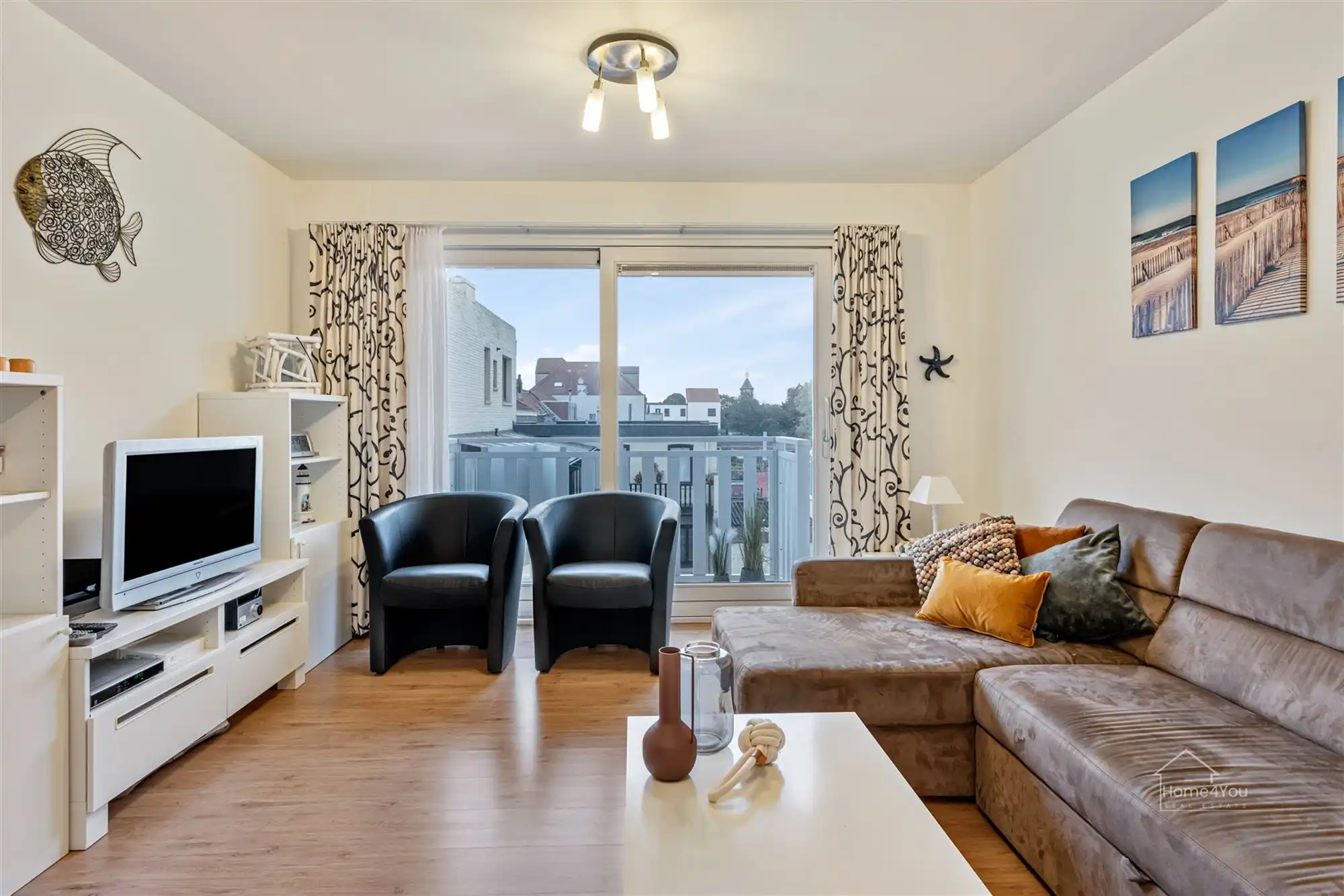 Appartement: 2 slaapkamers, 3 terrassen in hartje De Panne! foto 7