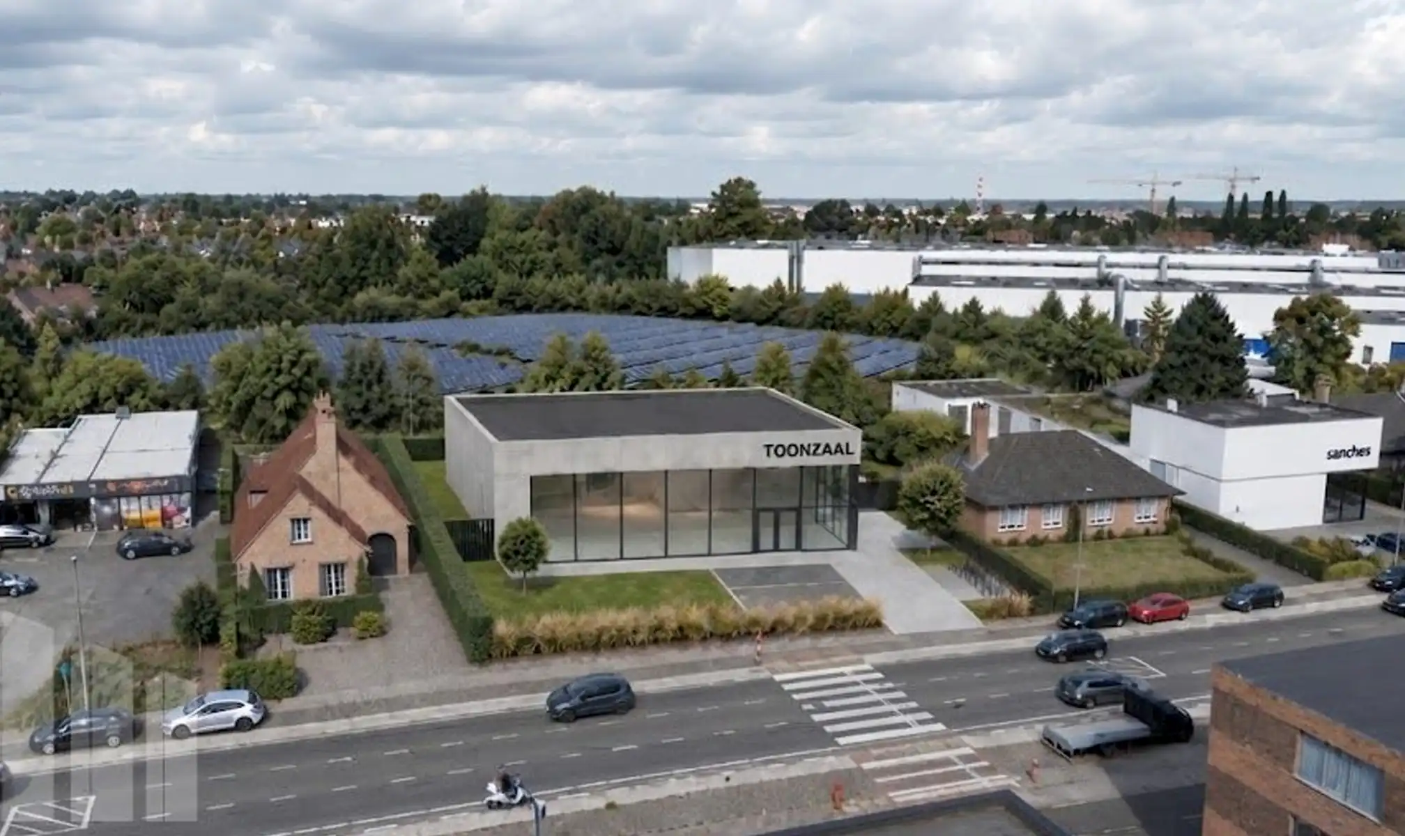 Nieuwbouw Showroom / Handelszaak / Kantoorfunctie te Roeselare. foto 2
