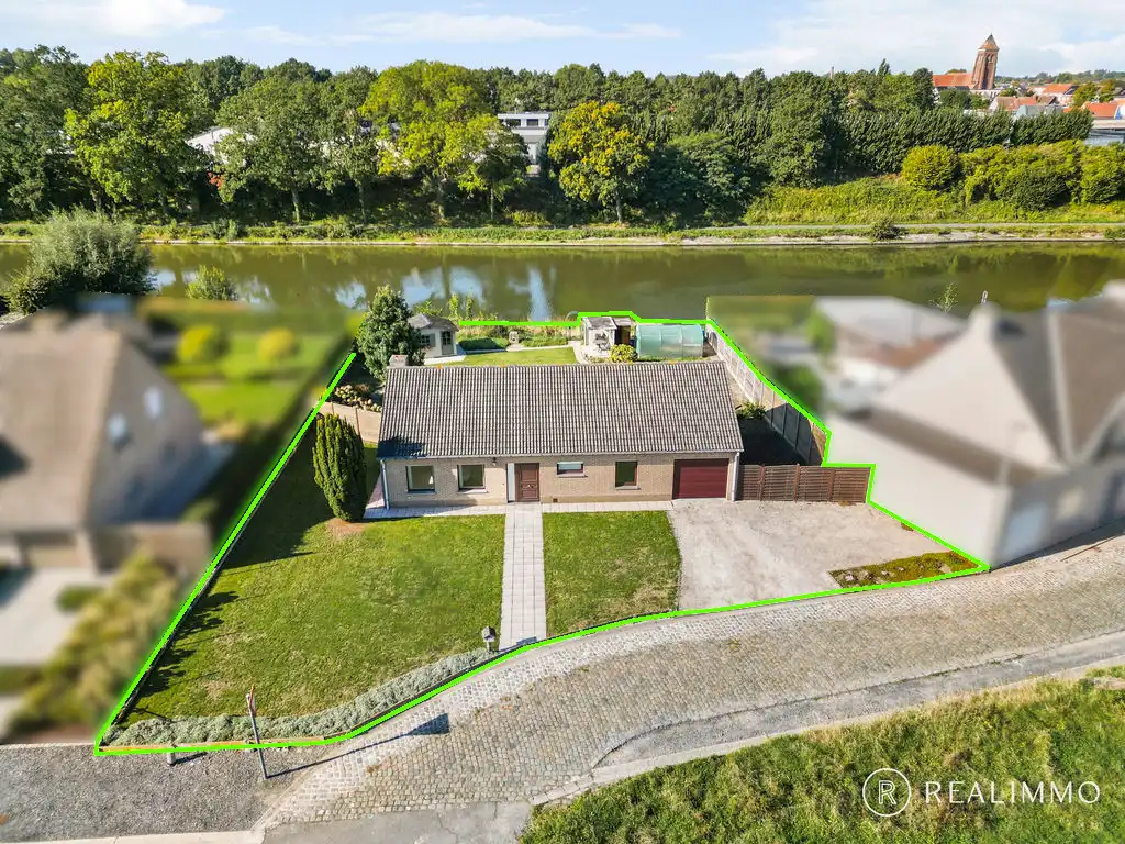 Gelijkvloers wonen op een unieke ligging langs het kanaal Bossuit-Kortrijk! foto 17