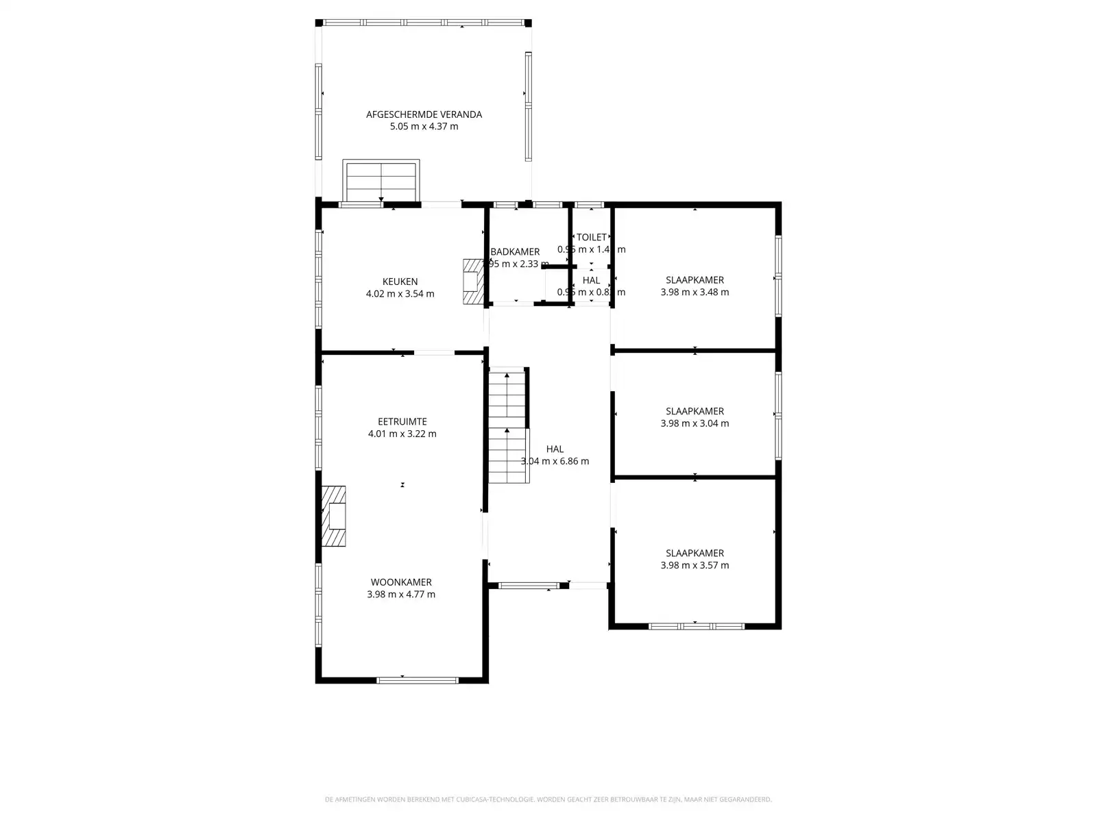 Ruime gelijkvloerse woning met 4 slpks, garage en tuin foto 24