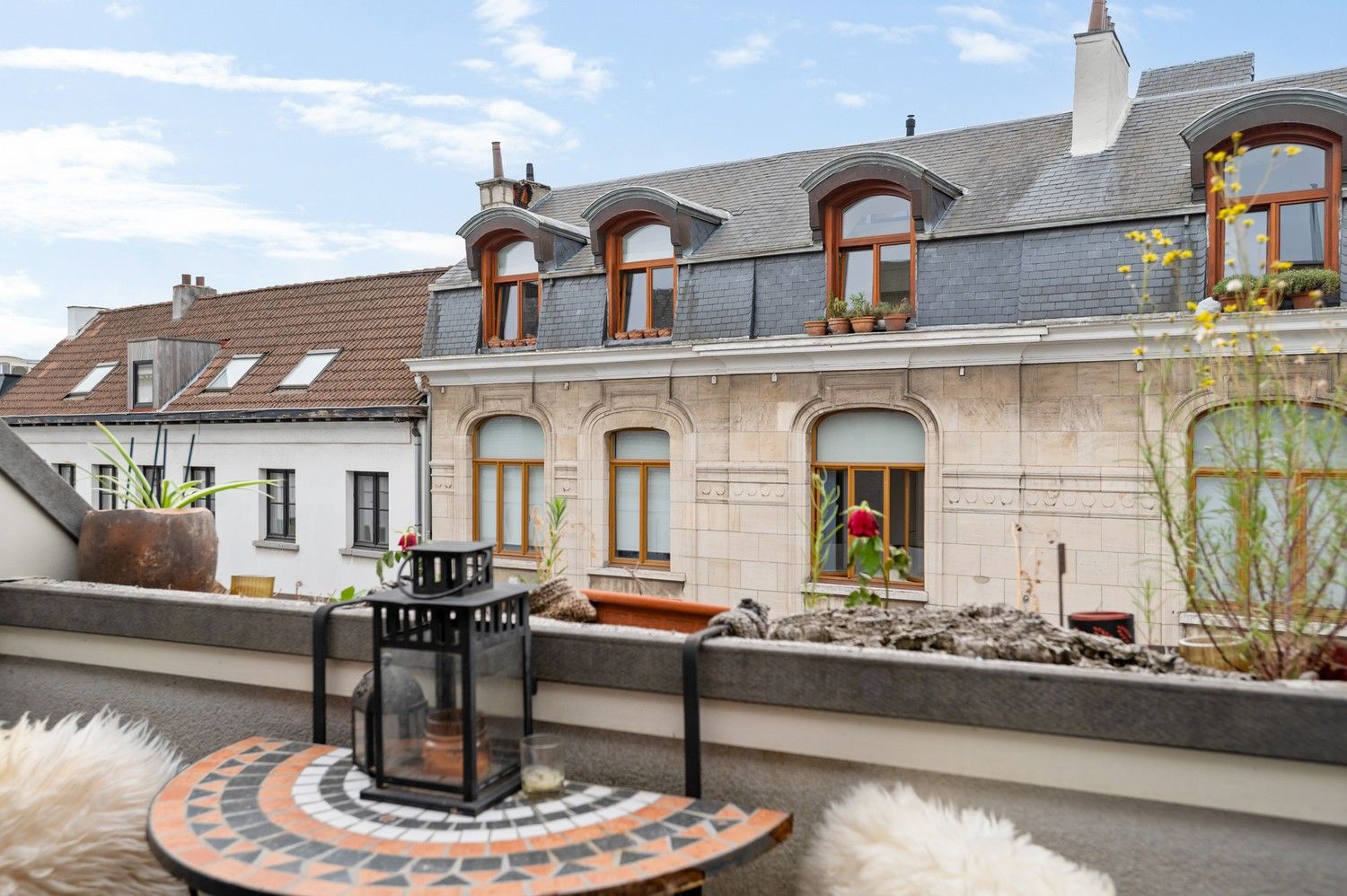 Uitzonderlijk 1-SLPK  dak appartement met een terras in historisch centrum van Antwerpen! foto 15