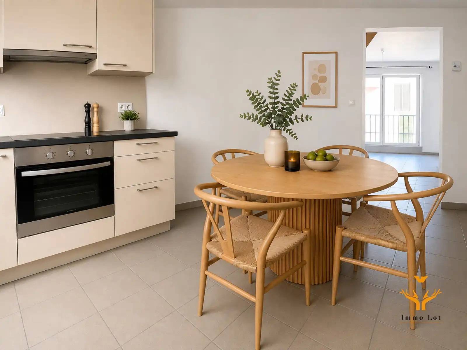 Knus tweeslaapkamerappartement te huur in Zele foto 4