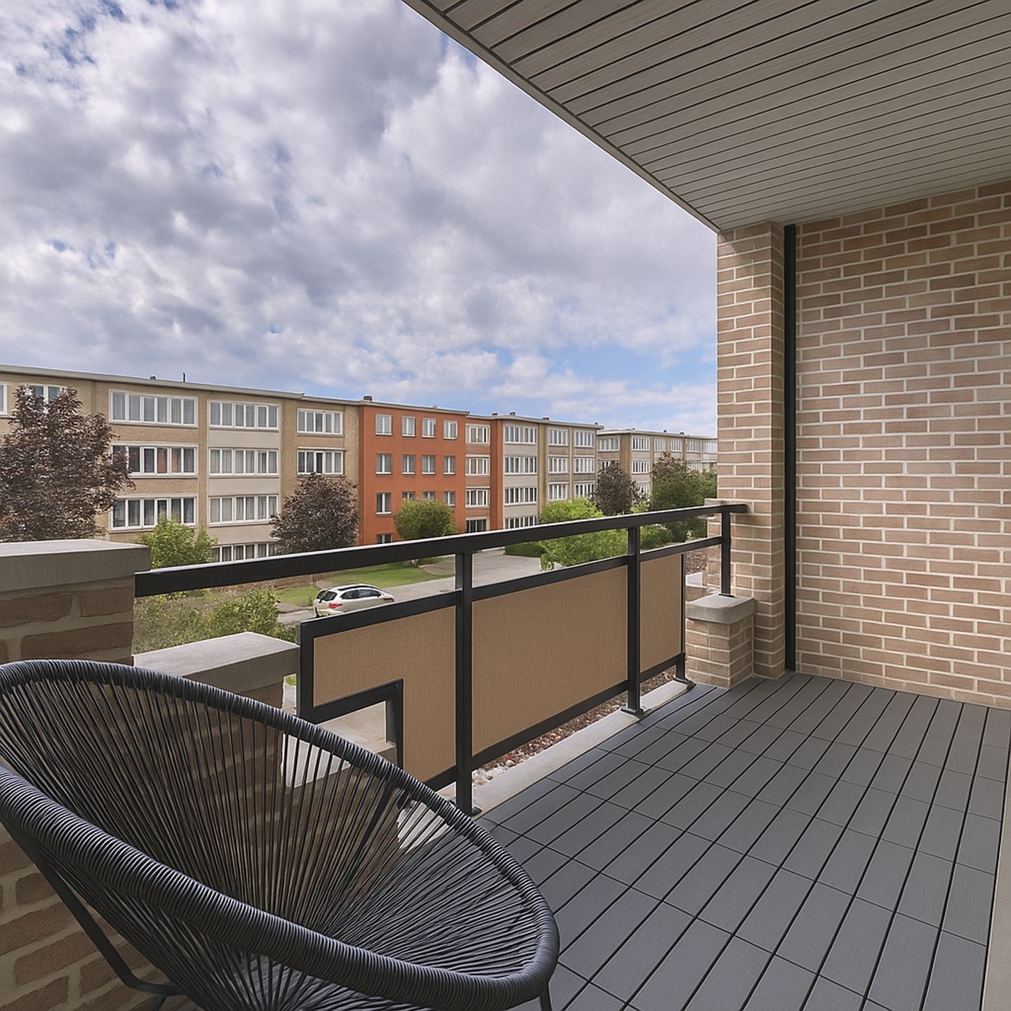 Appartement 3 slpk. met 2 terrassen, kelder en parking foto 8