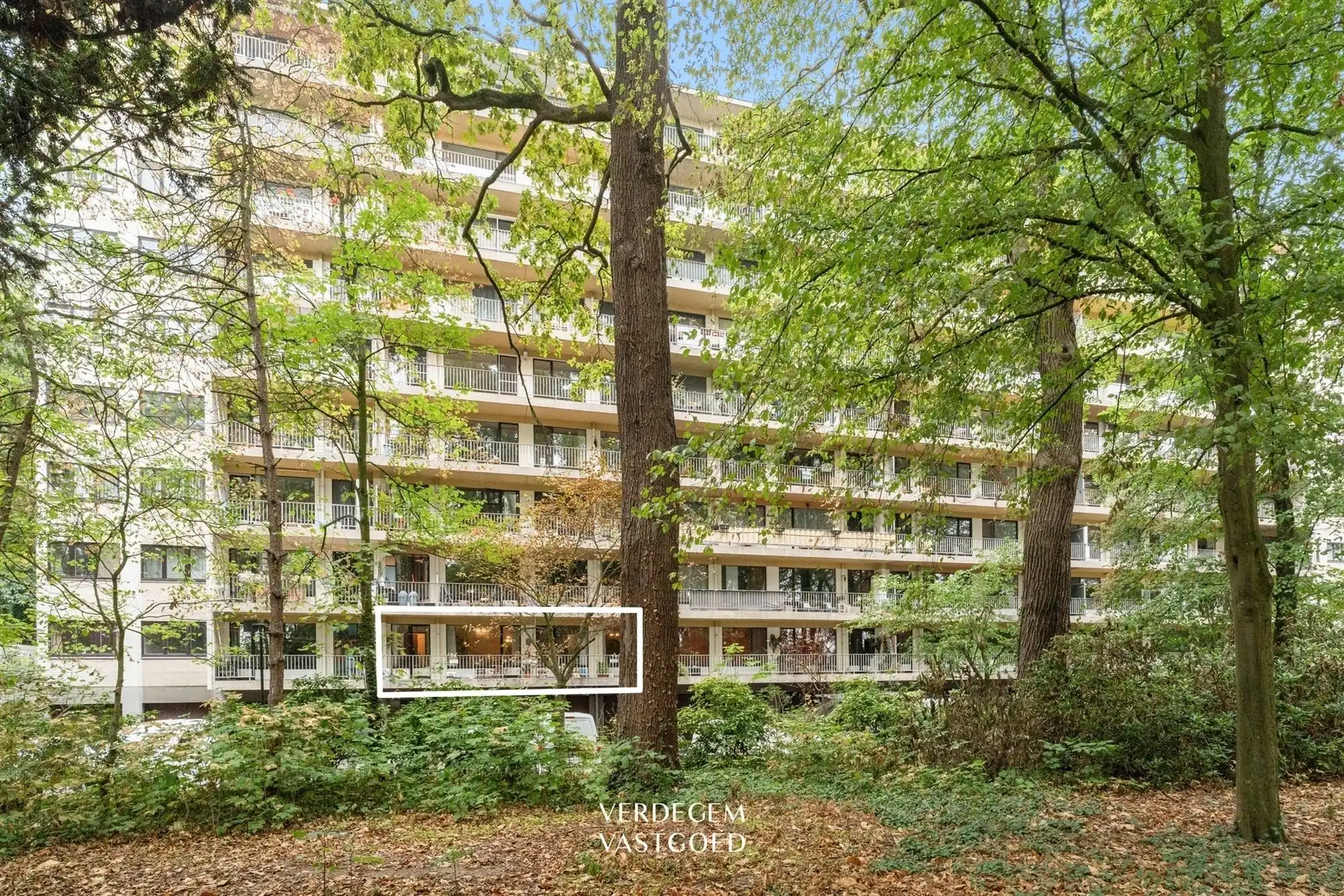 Wonen in het groen: op te frissen appartement met 2 slaapkamers en groot terras foto 8