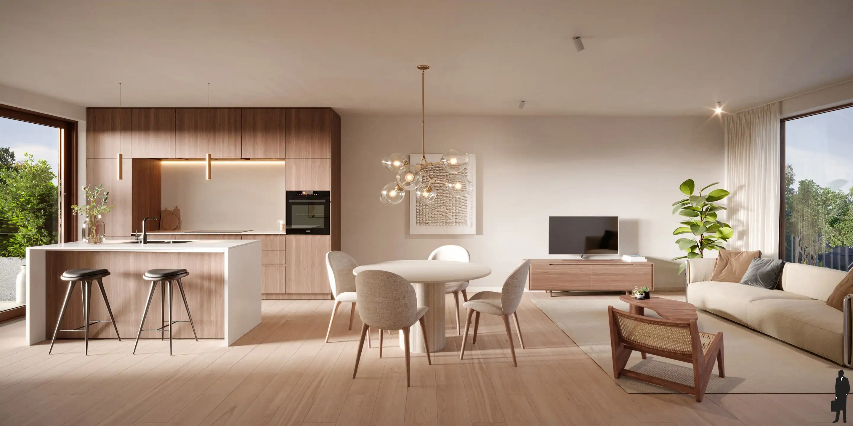 Nieuwbouwproject Villa Tybaert bestaande uit 15- zonnig BEN appartementen (E-peil -20) foto 5