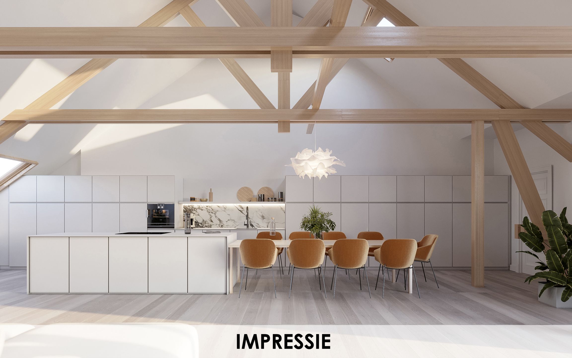 Penthouse van 264m² + terras in een uniek historisch kader foto 6