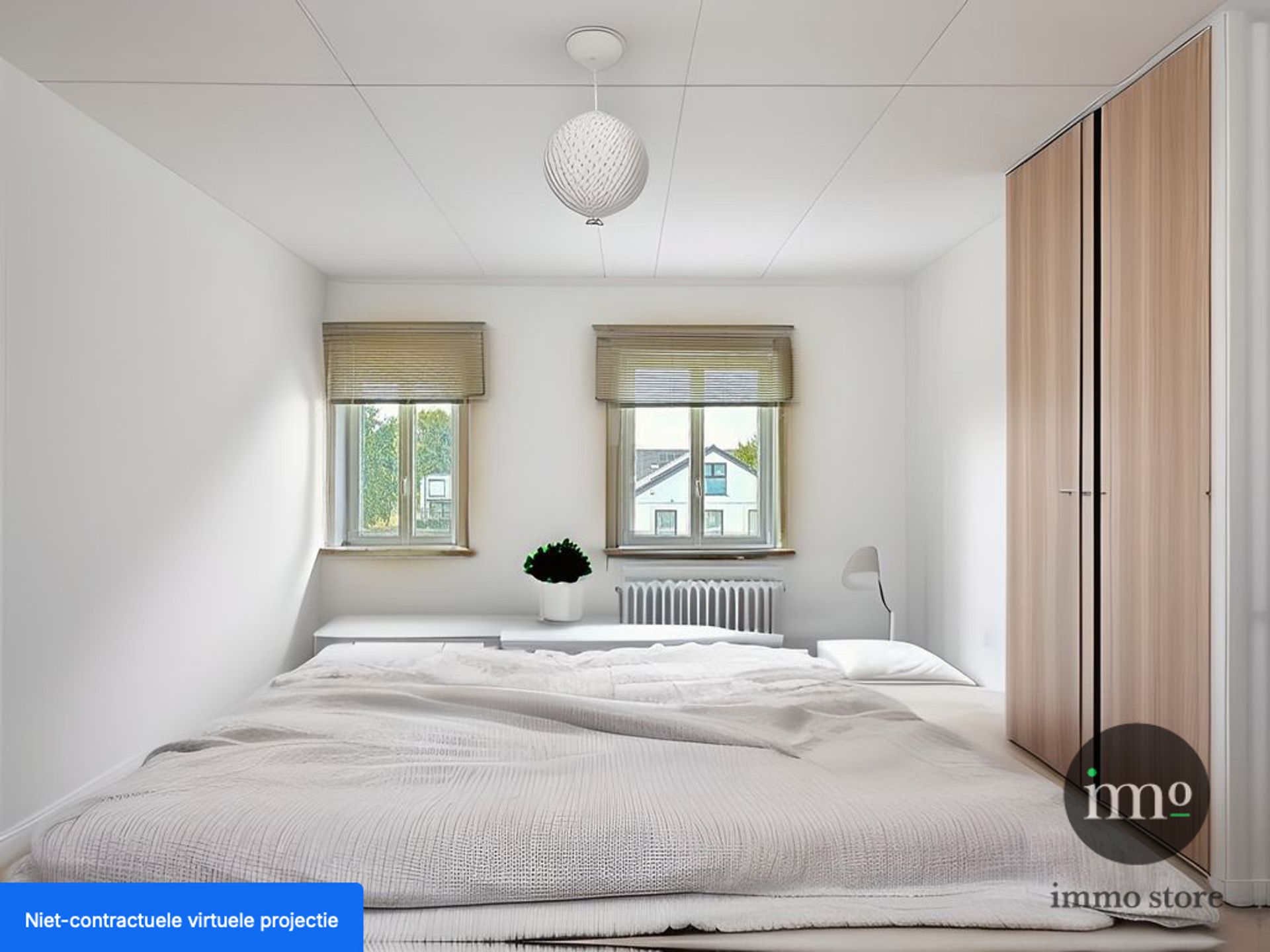 Deels te renoveren 3-gevel met mooie tuin en garage. foto 22