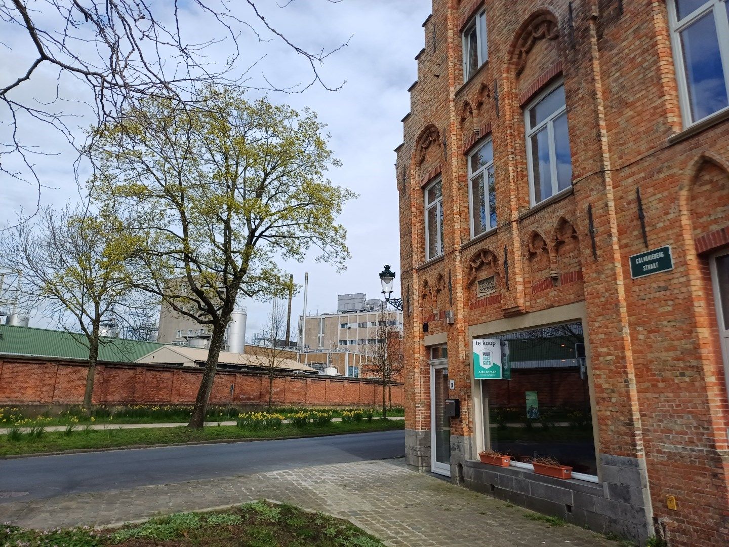 Opvallende hoek gelijkvloers bureelruimte met keuken en berging op baan met veel passage. foto 2