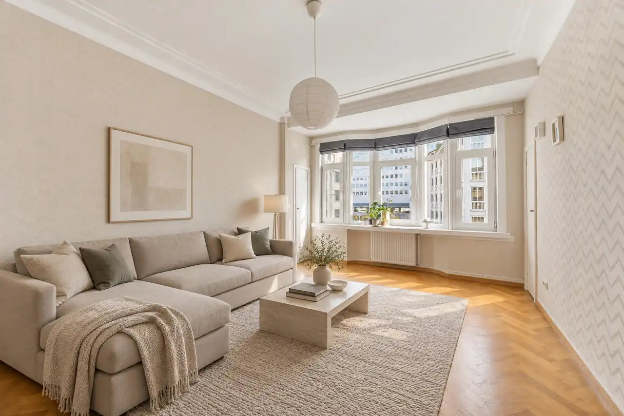 Stijvol en energiezuinig wonen in hartje Antwerpen, onder de iconische Boerentoren - 2 slk en 2 badk! foto 2