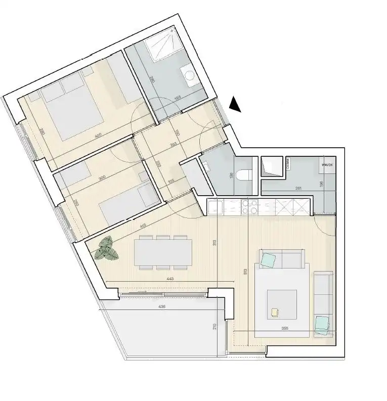 Prachtig nieuwbouwappartement met 2 slaapkamers. foto 10